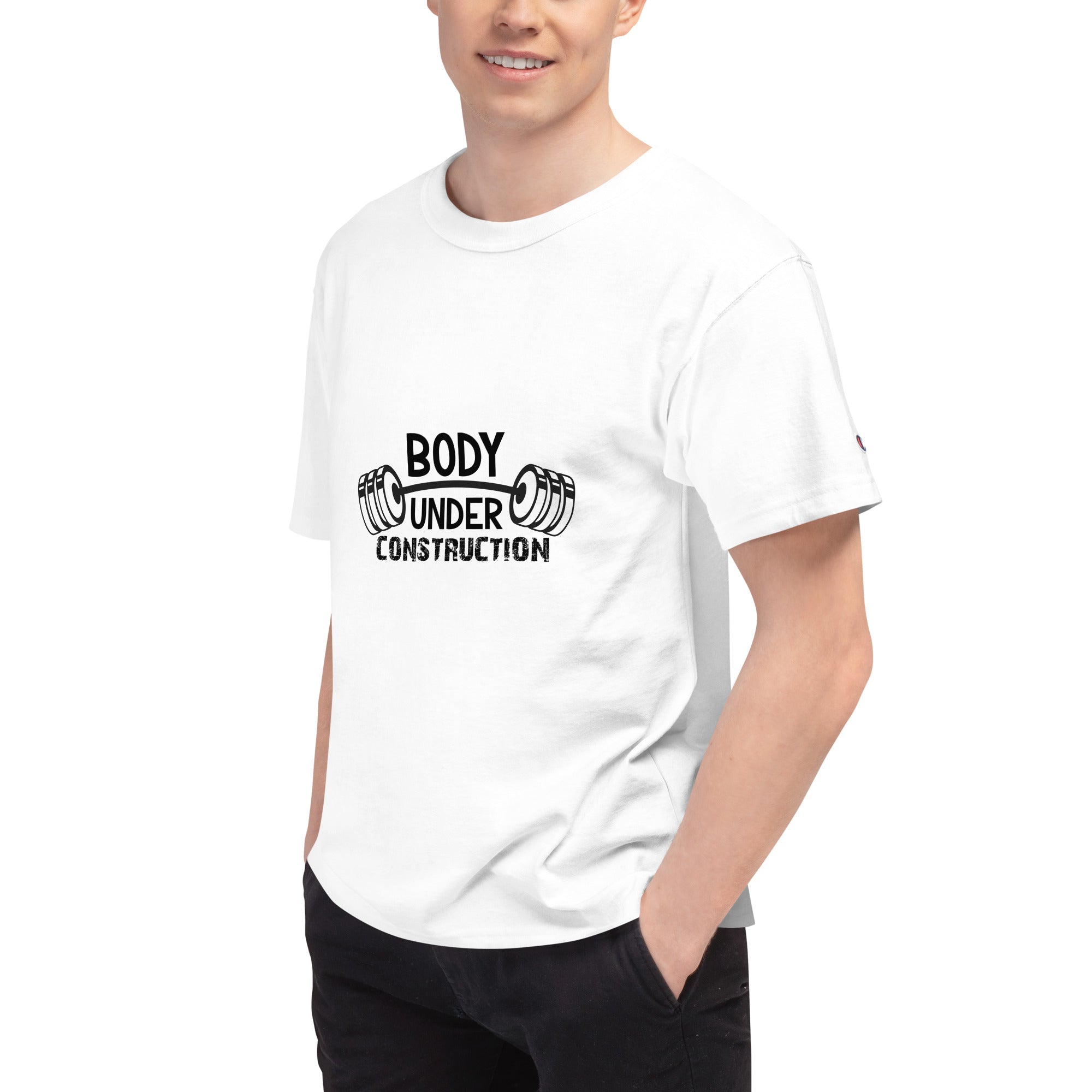 BODY UNDER CONSTRUCTION - Men's Champion T-Shirt