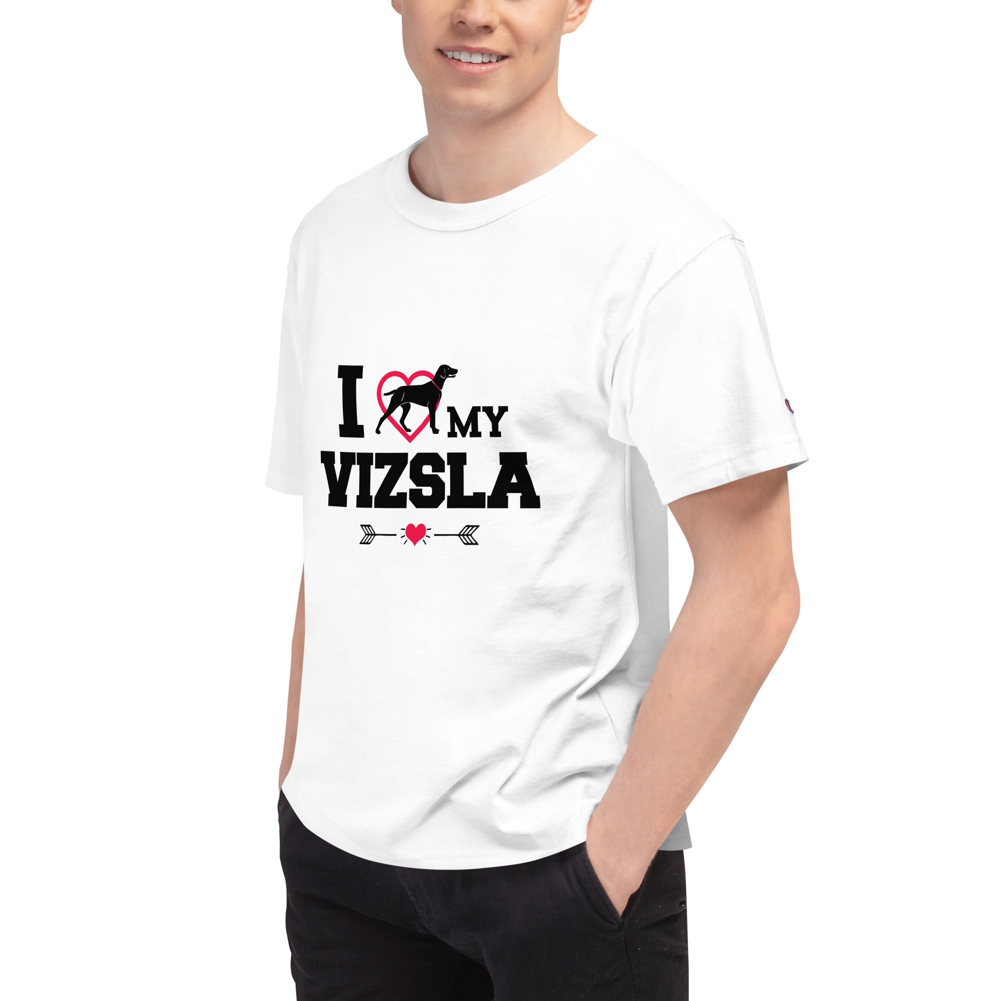 I LOVE MY VIZSLA - Men's Champion T-Shirt