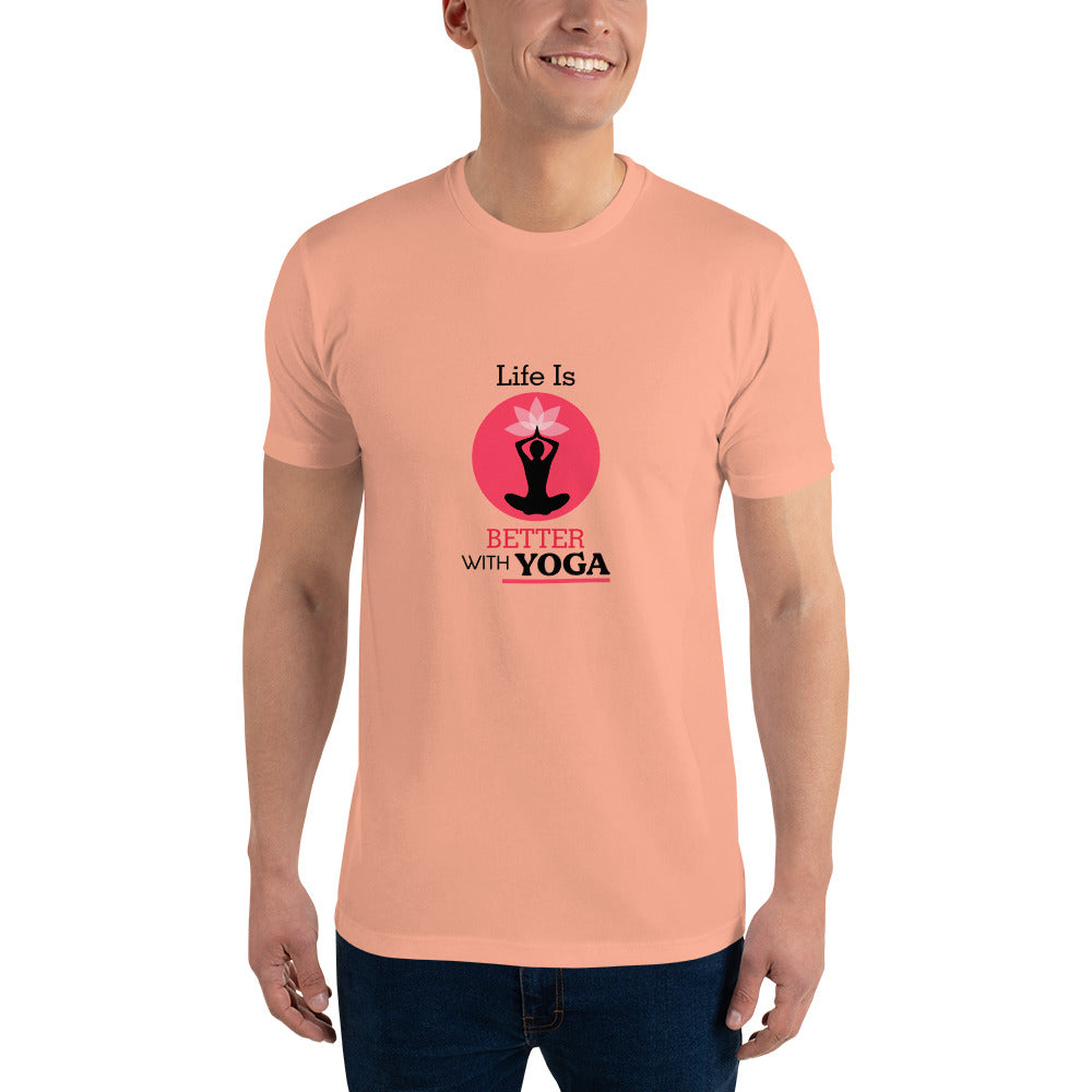 LIFE IS BETTER WITH YOGA - Short Sleeve T-shirt