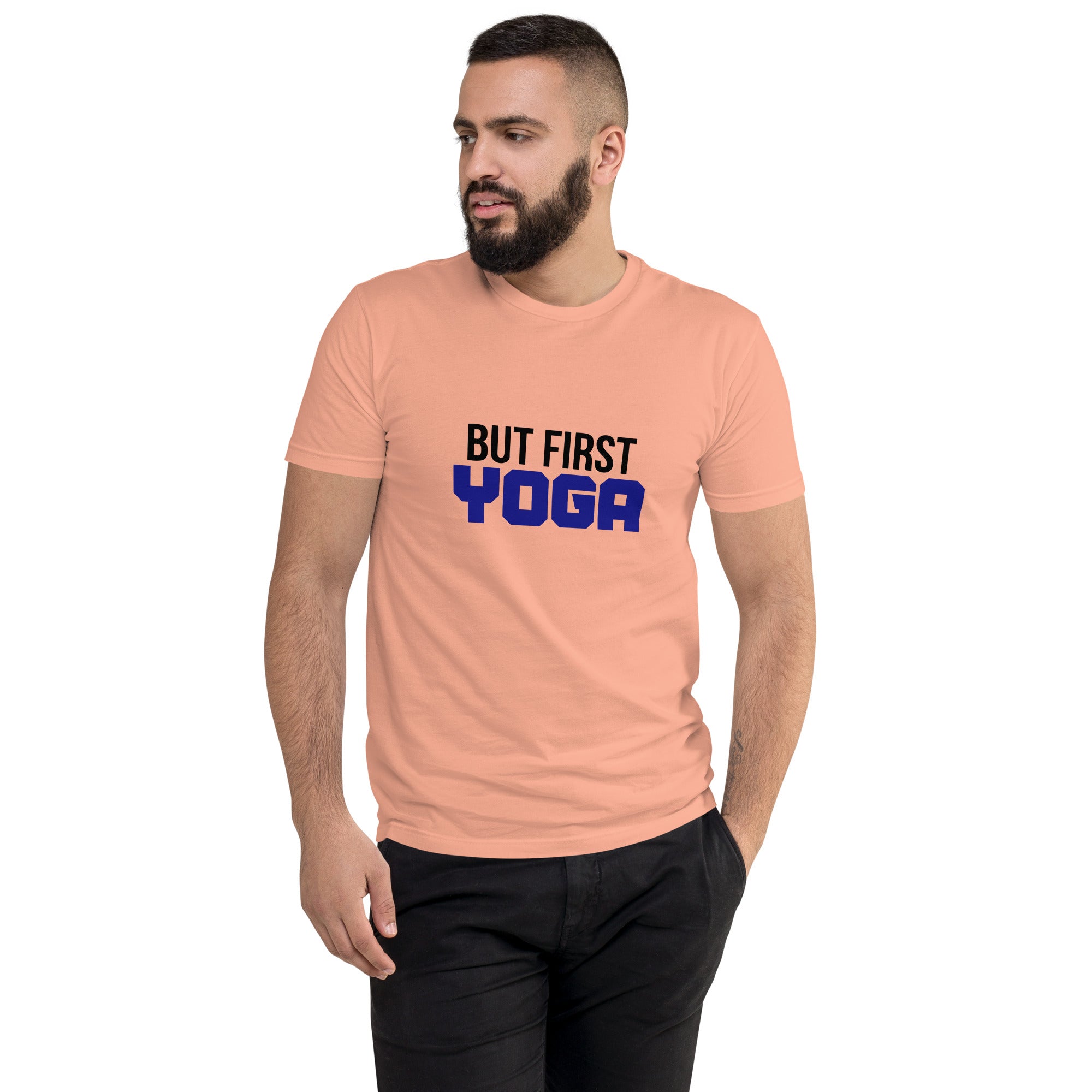BUT FIRST YOGA - Short Sleeve T-shirt
