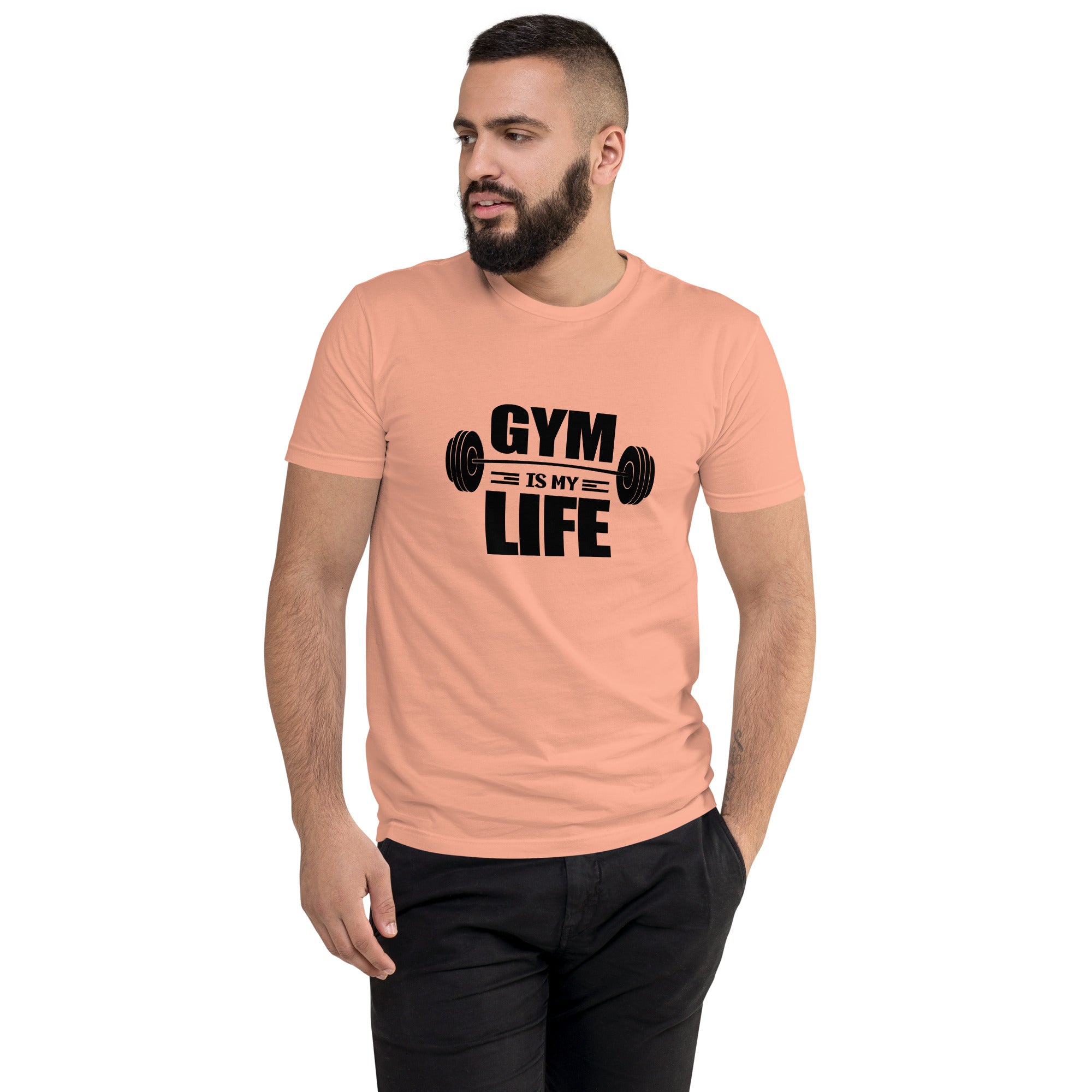 GYM IS MY LIFE - Short Sleeve T-shirt