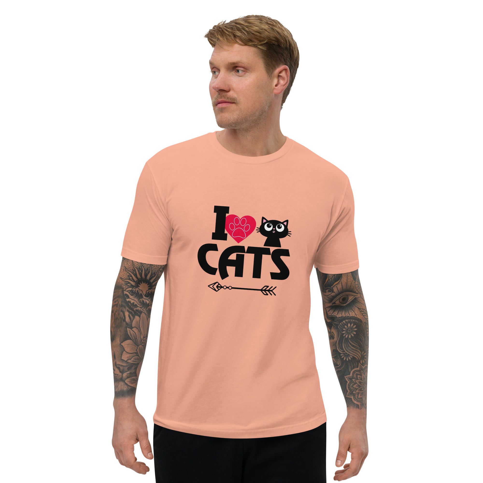 I LOVE CATS - Short Sleeve T-shirt