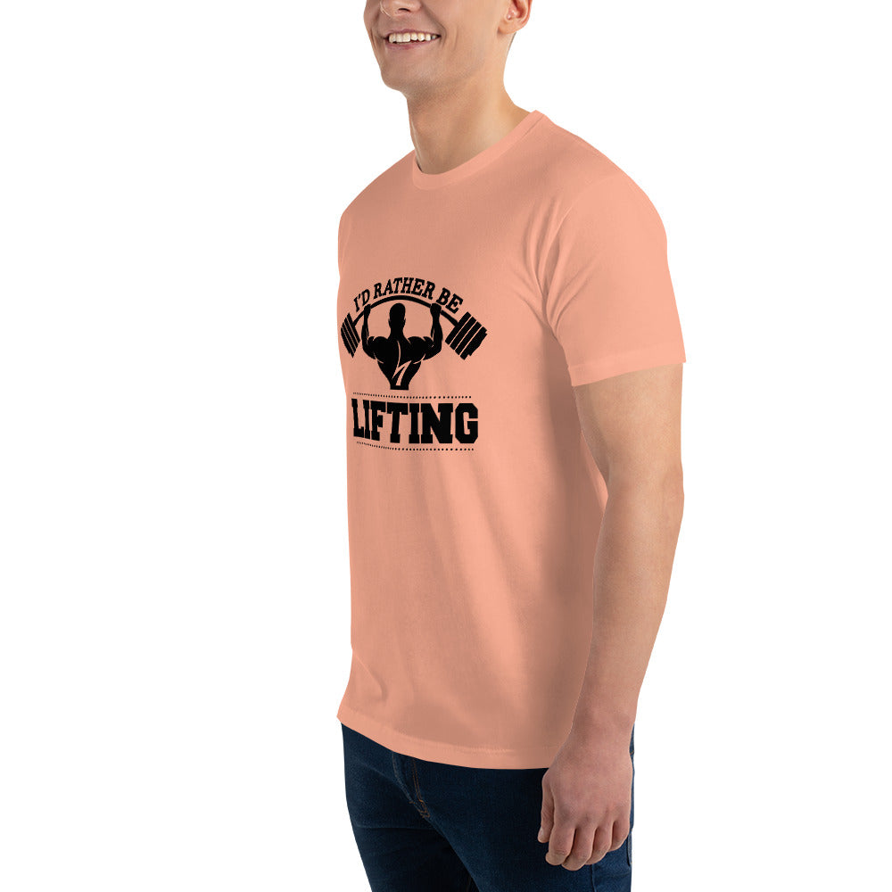 I'D RATHER BE LIFTING - Short Sleeve T-shirt