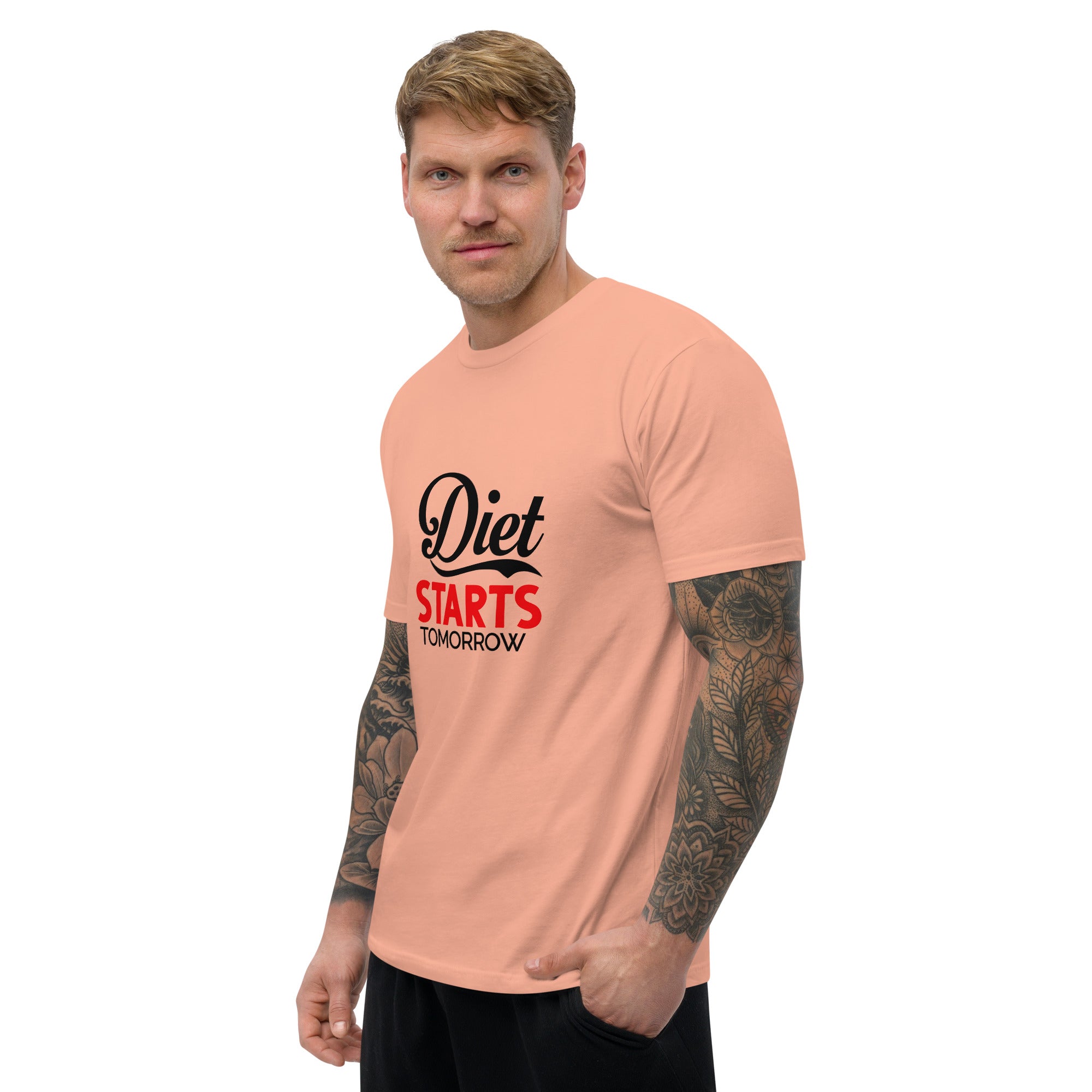 DIET STARTS TOMORROW - Short Sleeve T-shirt