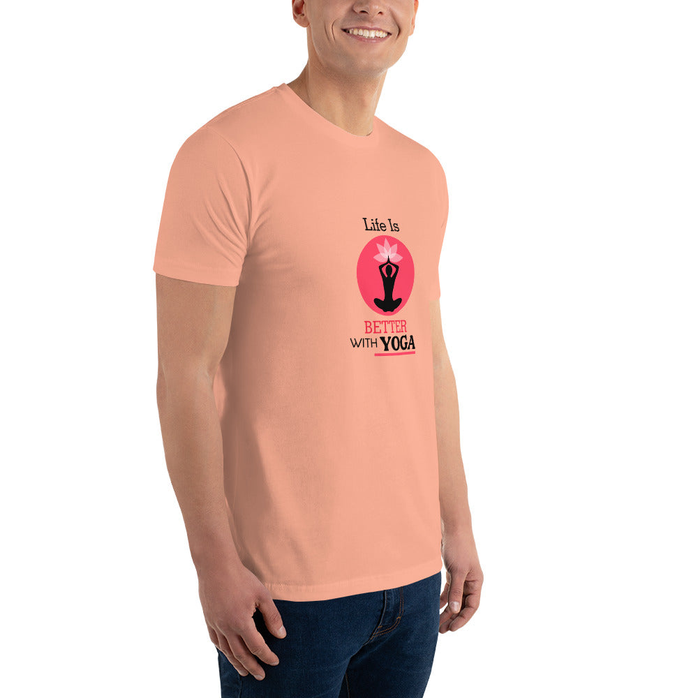 LIFE IS BETTER WITH YOGA - Short Sleeve T-shirt
