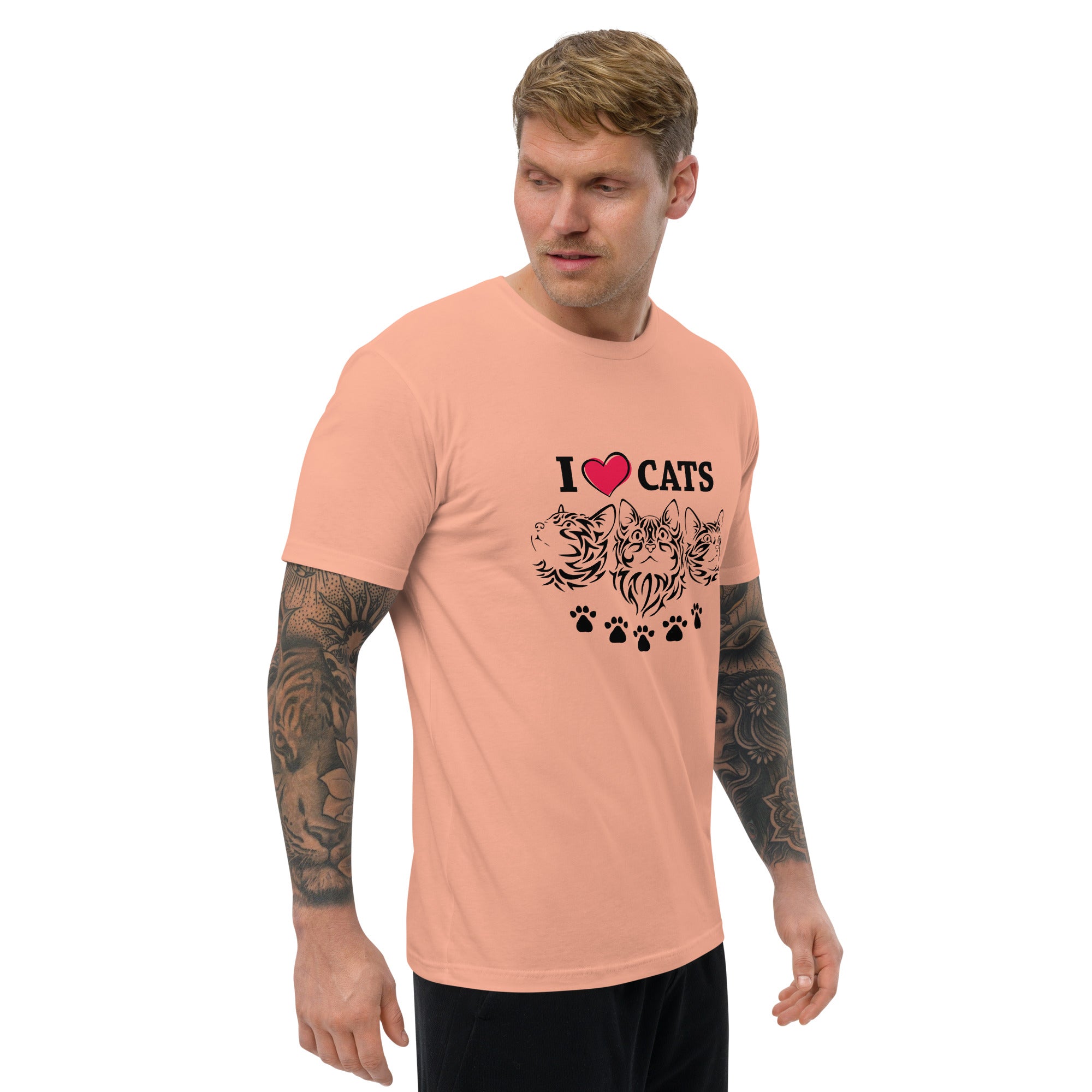 I LOVE CATS - Short Sleeve T-shirt