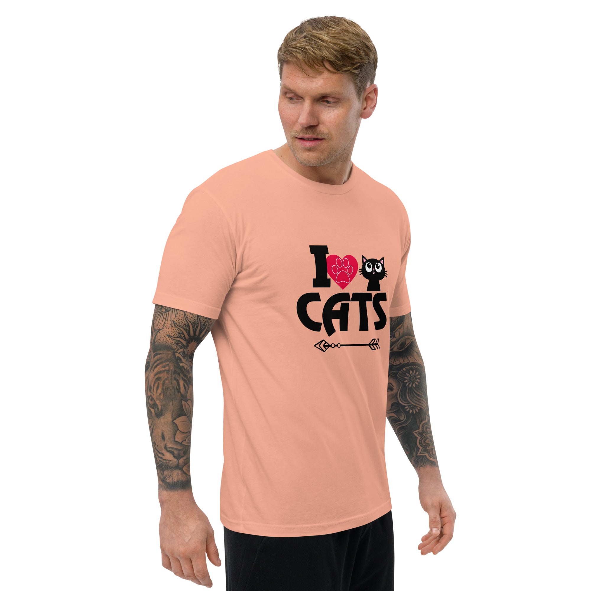 I LOVE CATS - Short Sleeve T-shirt