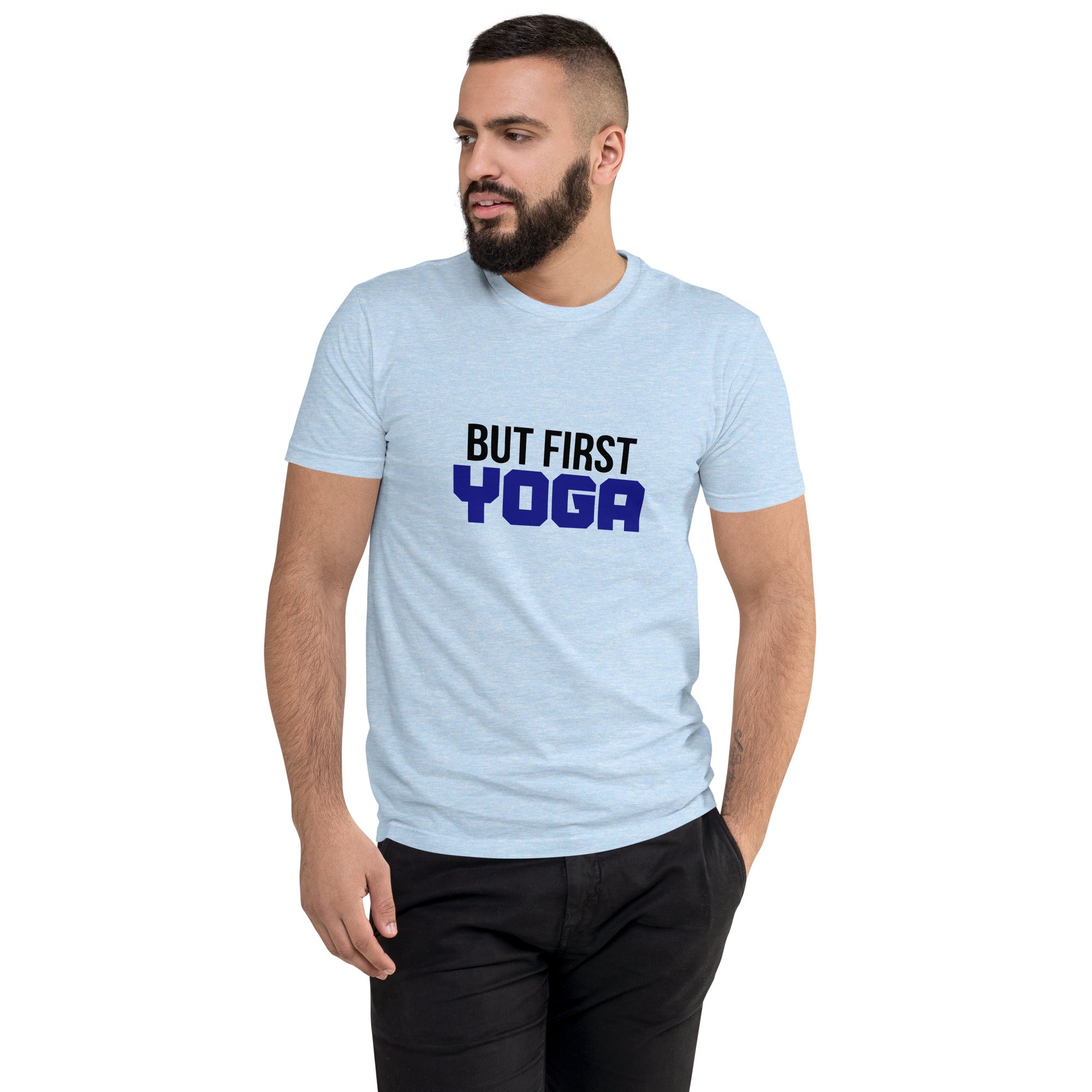BUT FIRST YOGA - Short Sleeve T-shirt