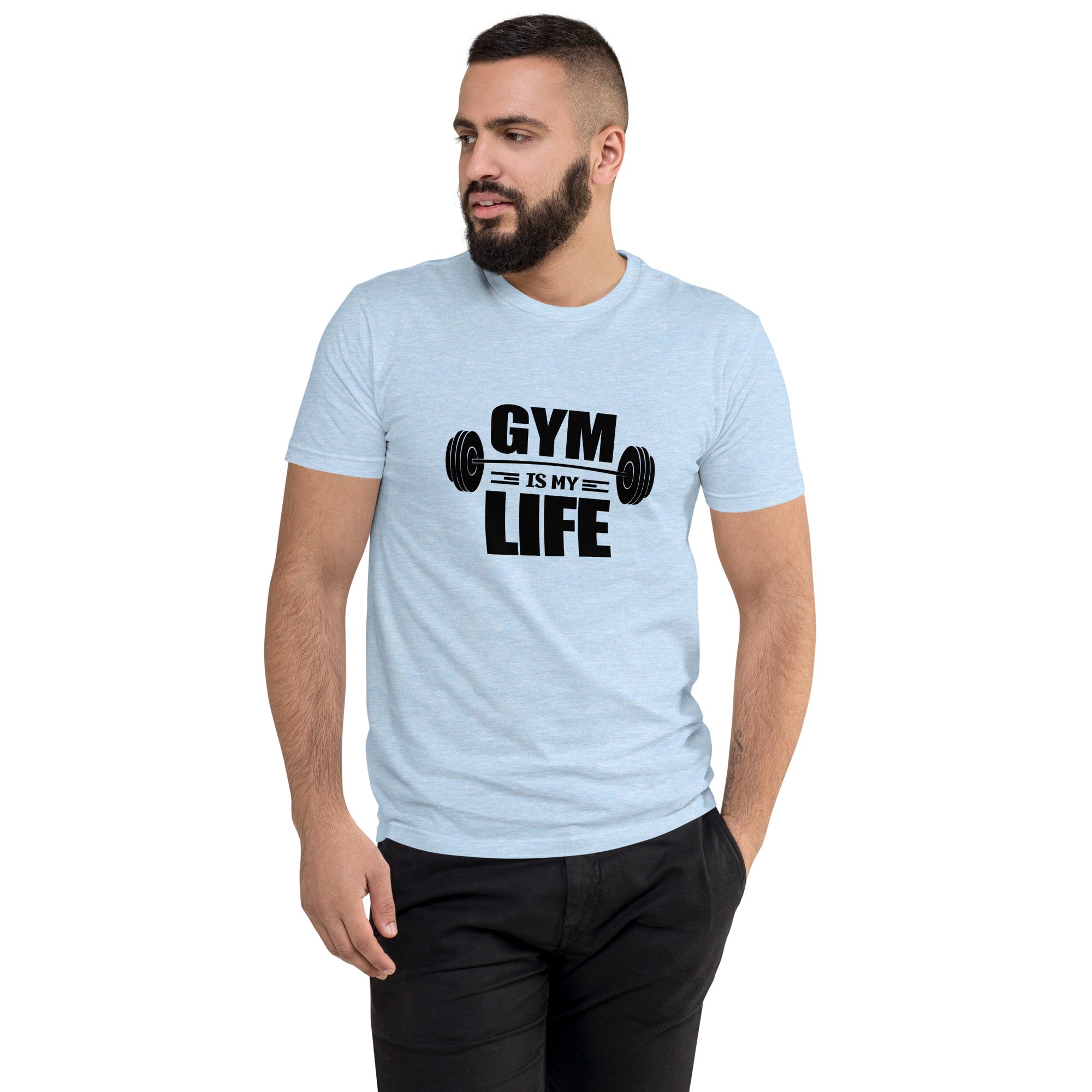 GYM IS MY LIFE - Short Sleeve T-shirt