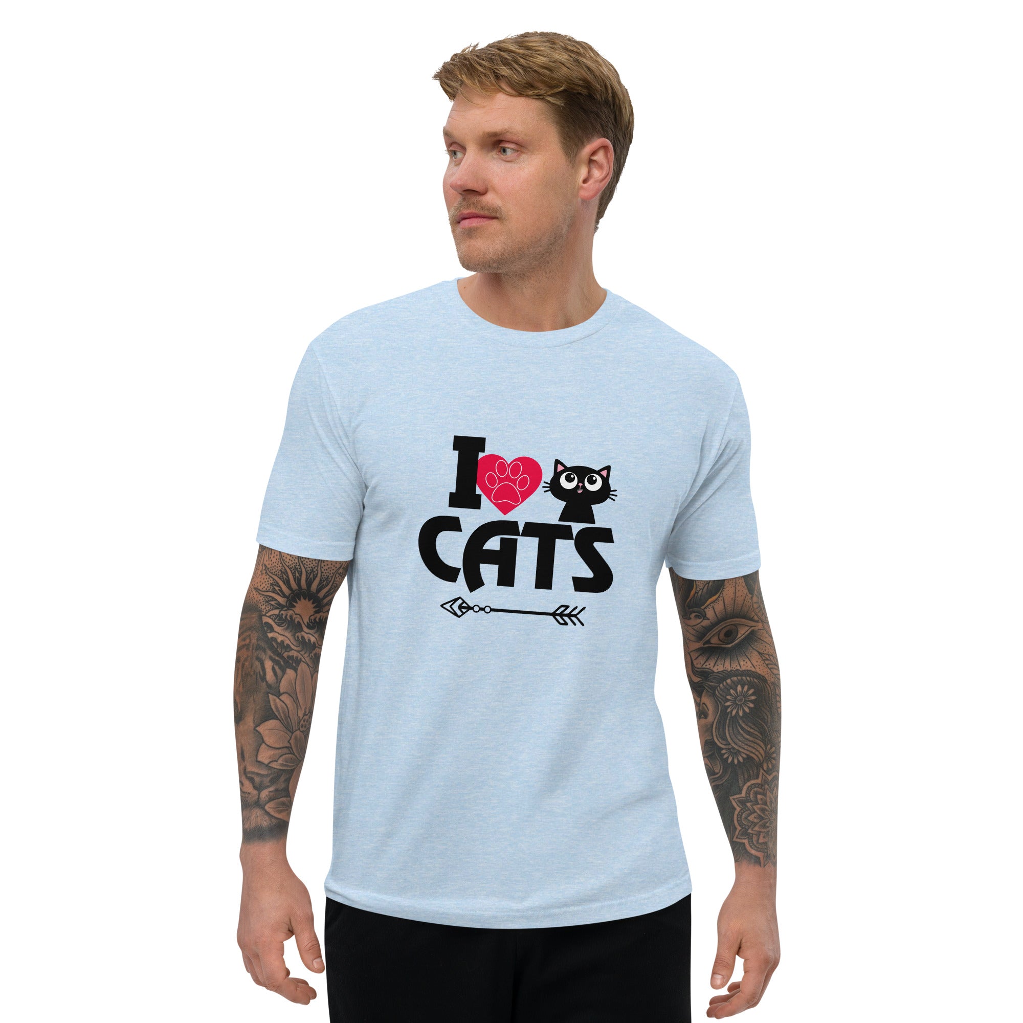 I LOVE CATS - Short Sleeve T-shirt