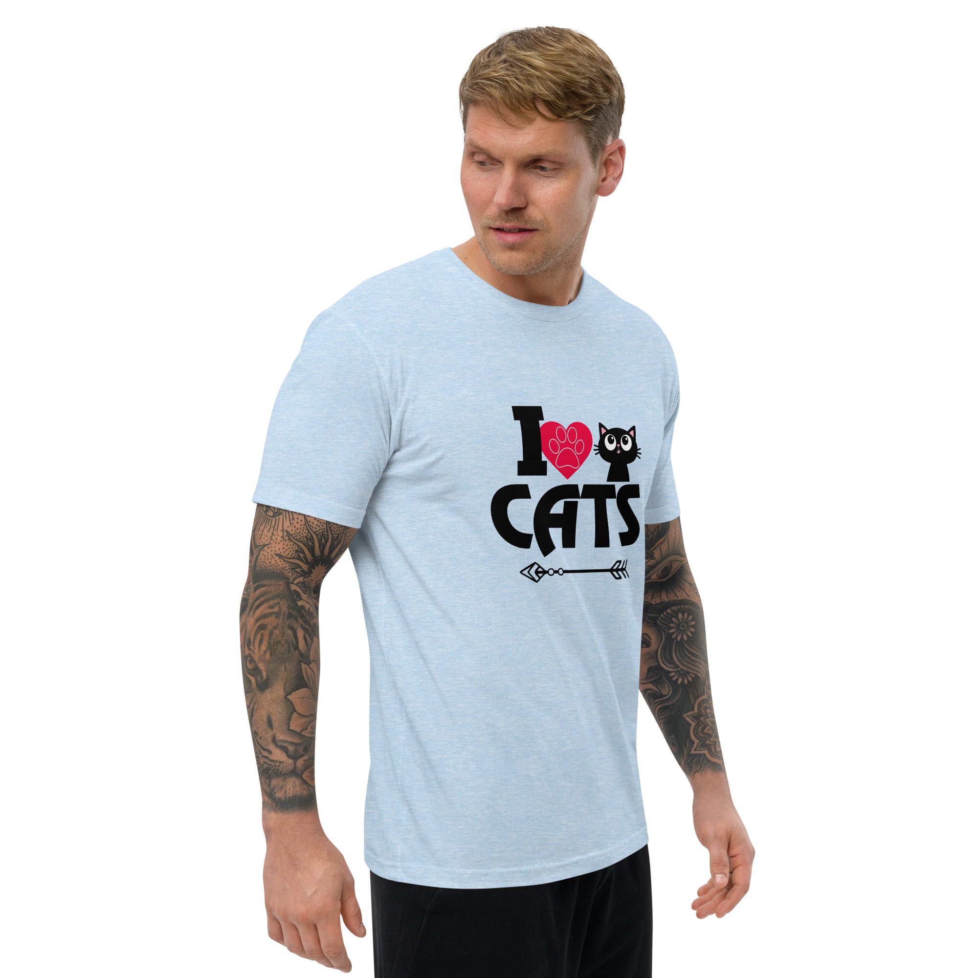 I LOVE CATS - Short Sleeve T-shirt