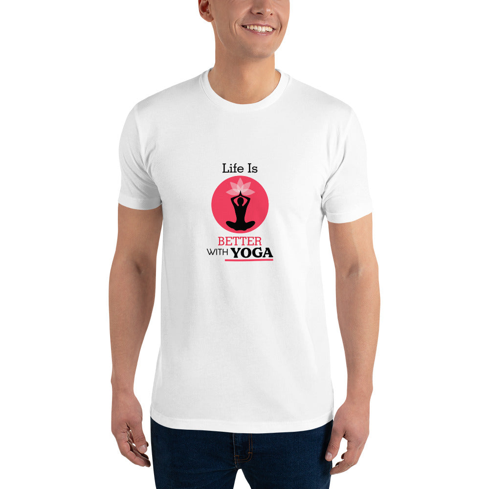 LIFE IS BETTER WITH YOGA - Short Sleeve T-shirt