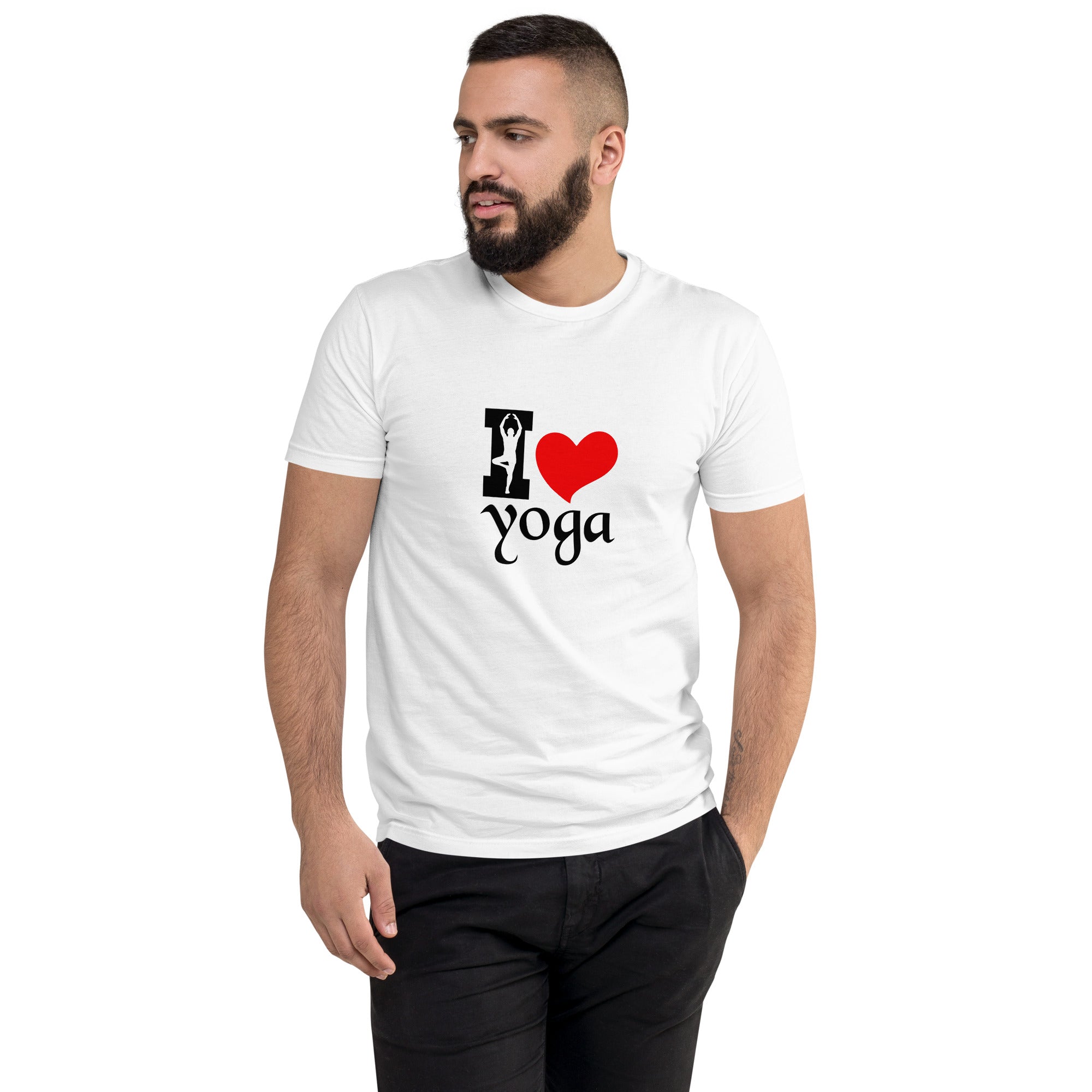 I LOVE YOGA - Short Sleeve T-shirt