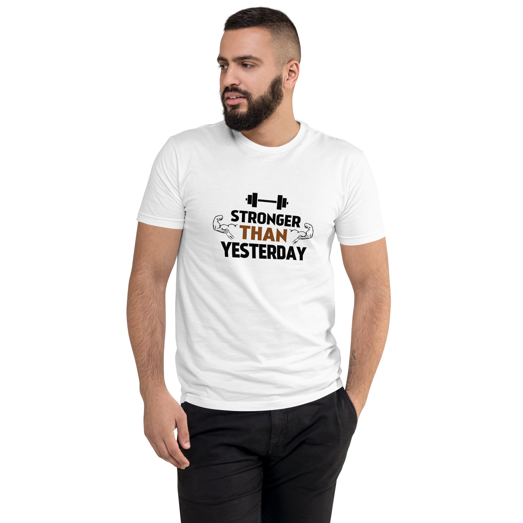 STRONGER THAN YESTERDAY - Short Sleeve T-shirt