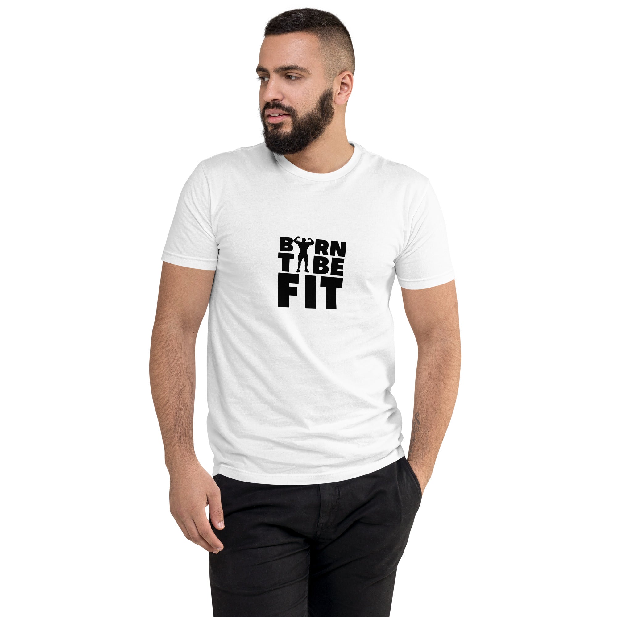 BORN TO BE FIT- Short Sleeve T-shirt