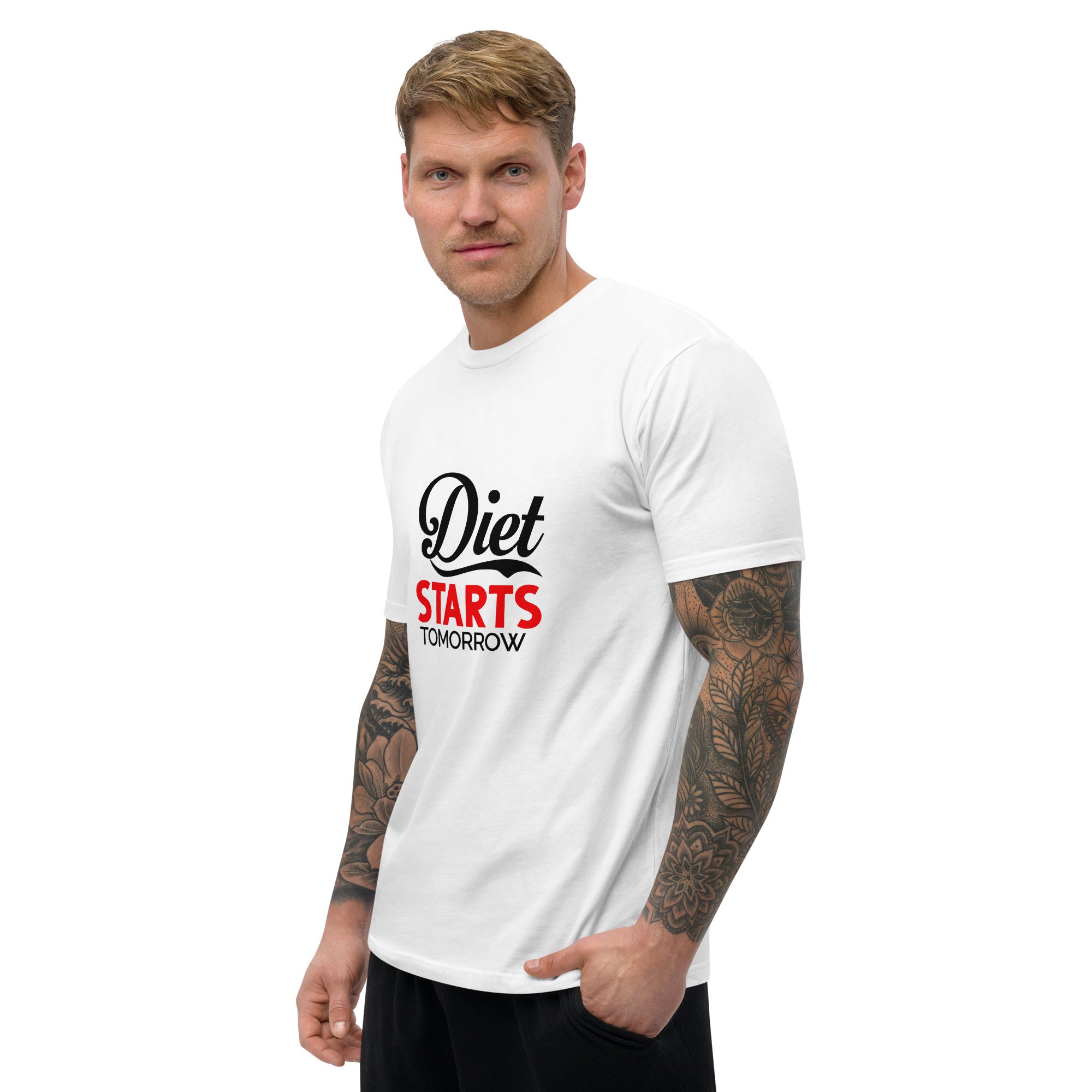 DIET STARTS TOMORROW - Short Sleeve T-shirt