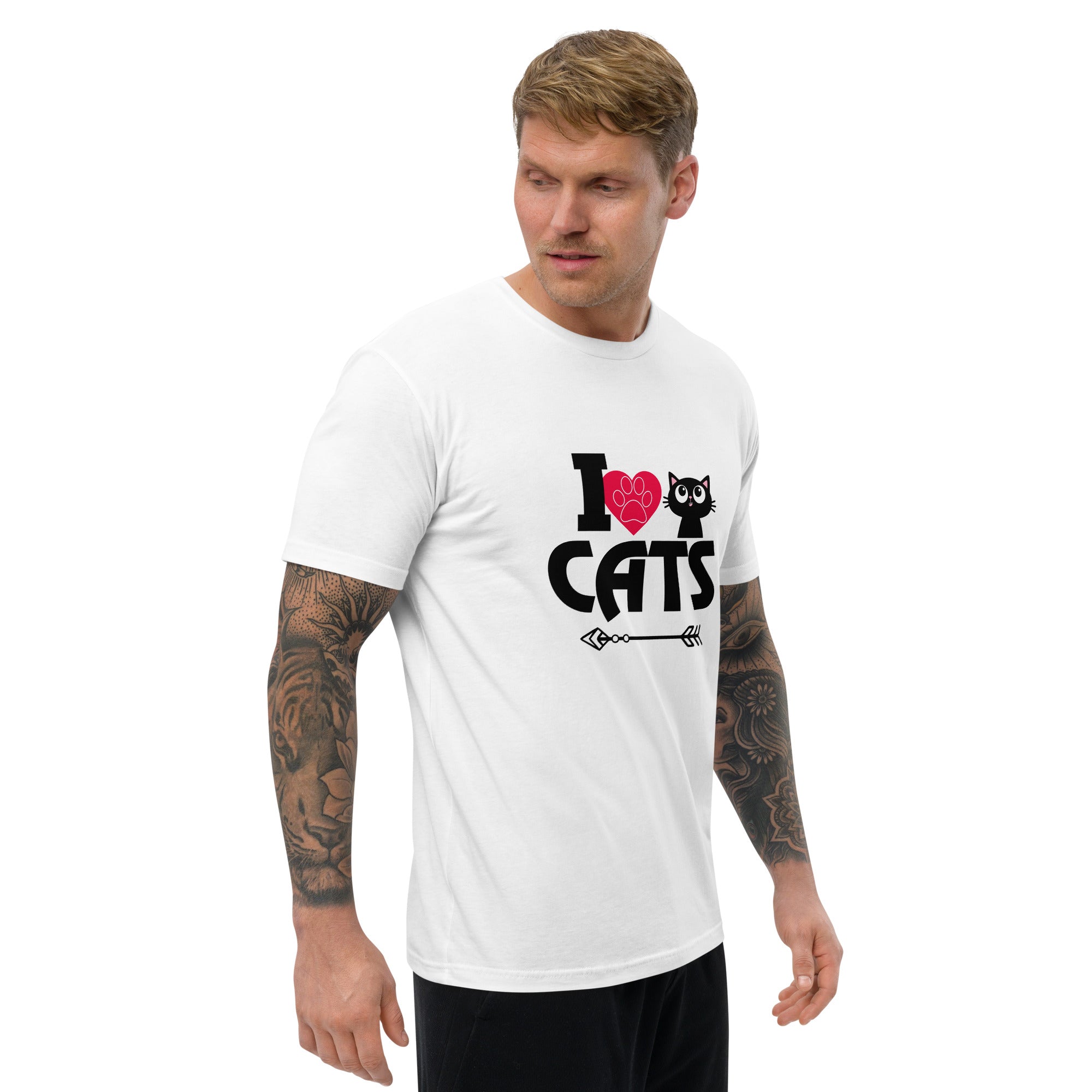 I LOVE CATS - Short Sleeve T-shirt