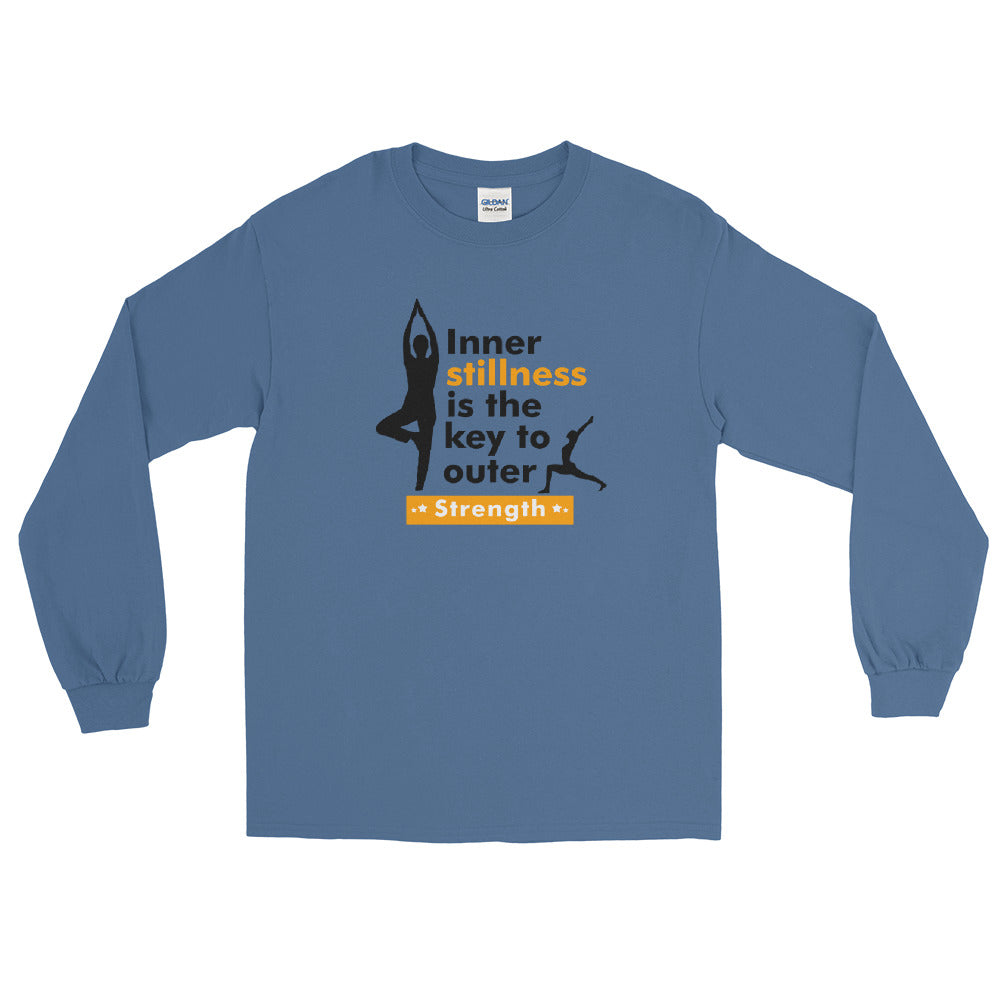 INNER STILLNESS IS THE KEY - Menâ€™s Long Sleeve Shirt