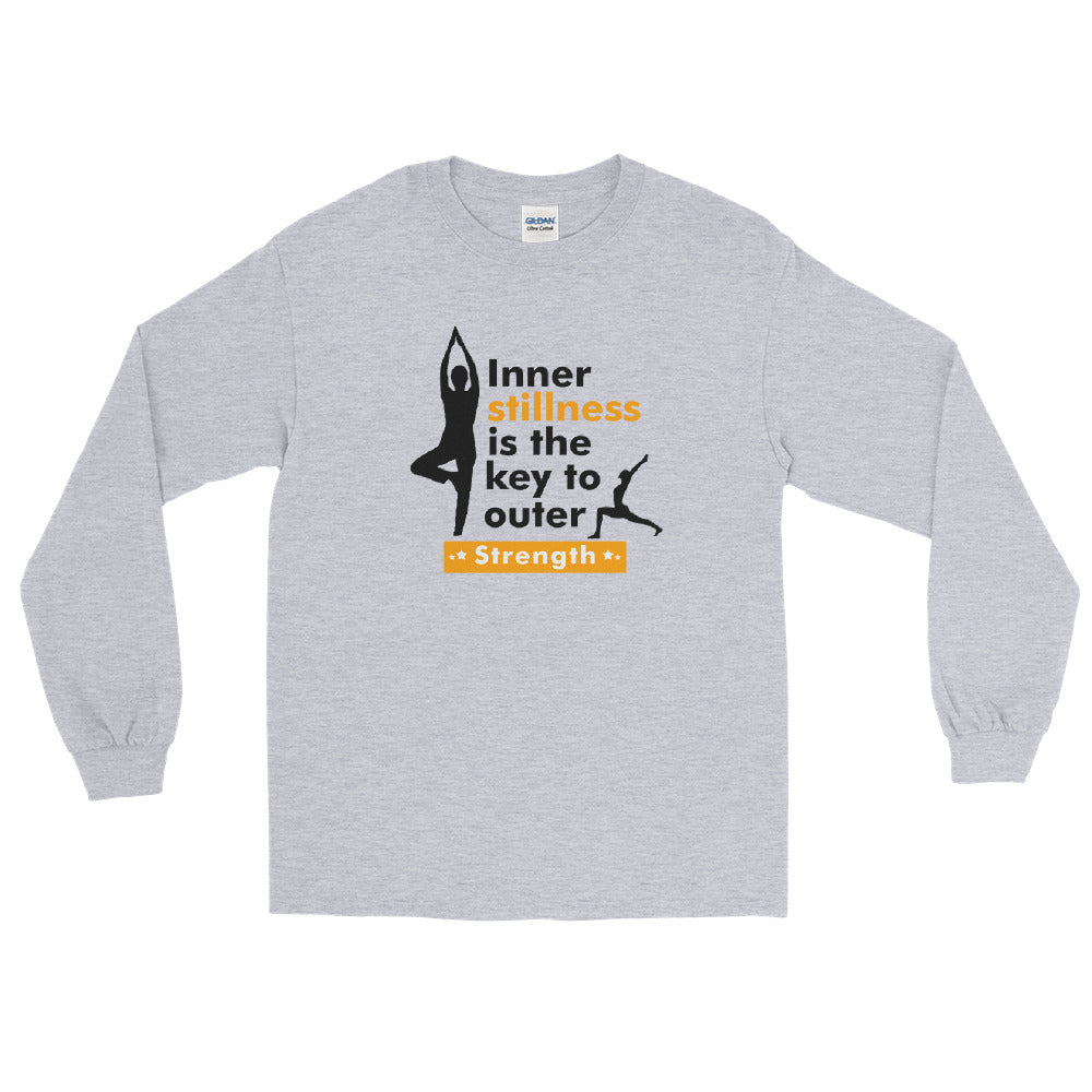 INNER STILLNESS IS THE KEY - Menâ€™s Long Sleeve Shirt