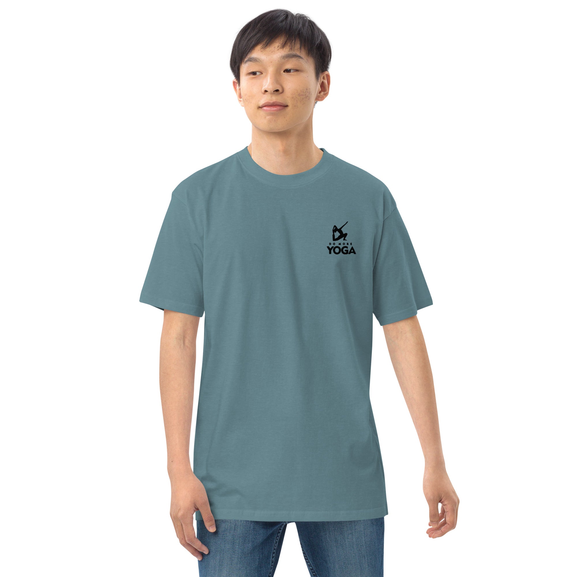 DO MORE YOGA - Men’s premium heavyweight tee