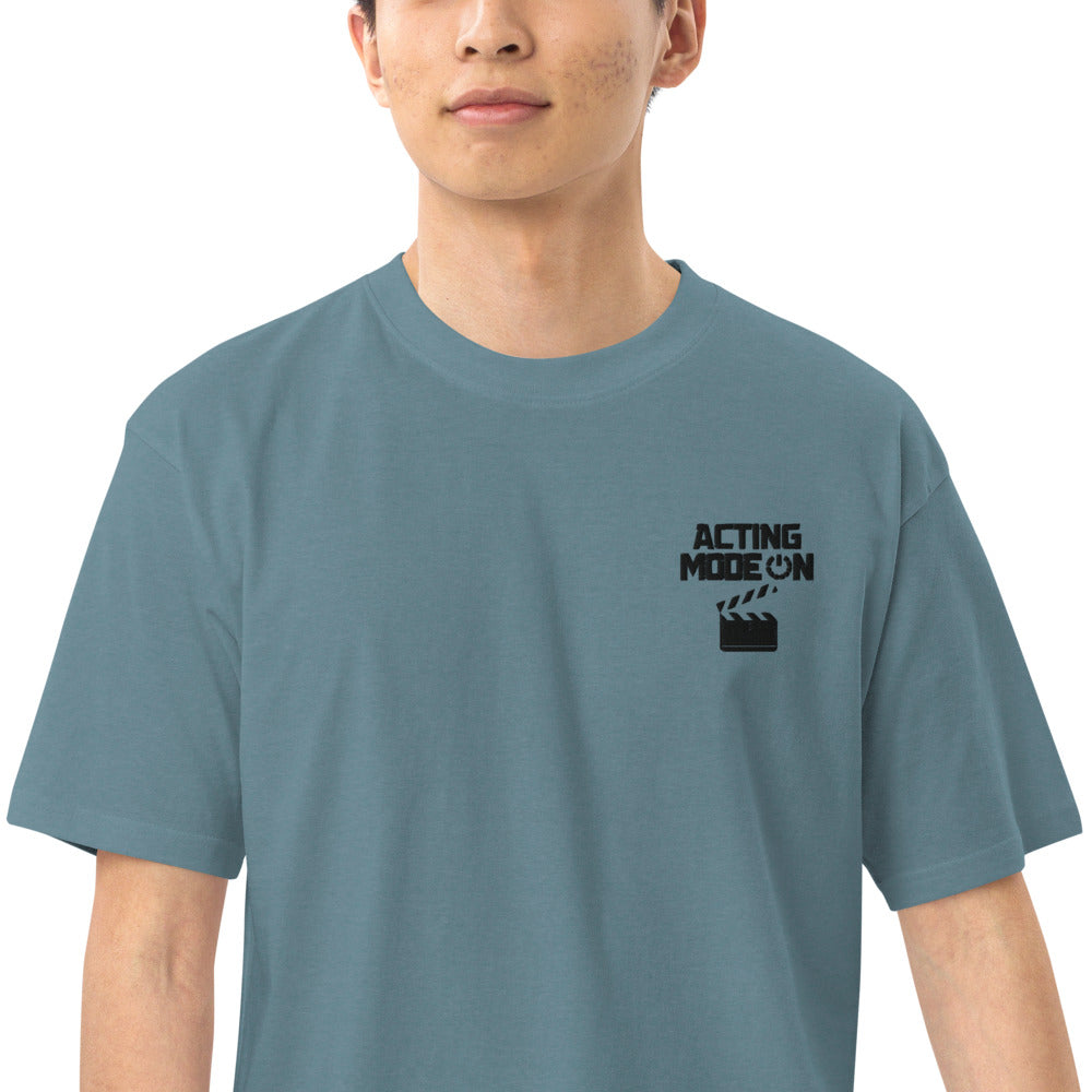 ACTING MODE ON - Menâ€™s premium heavyweight tee