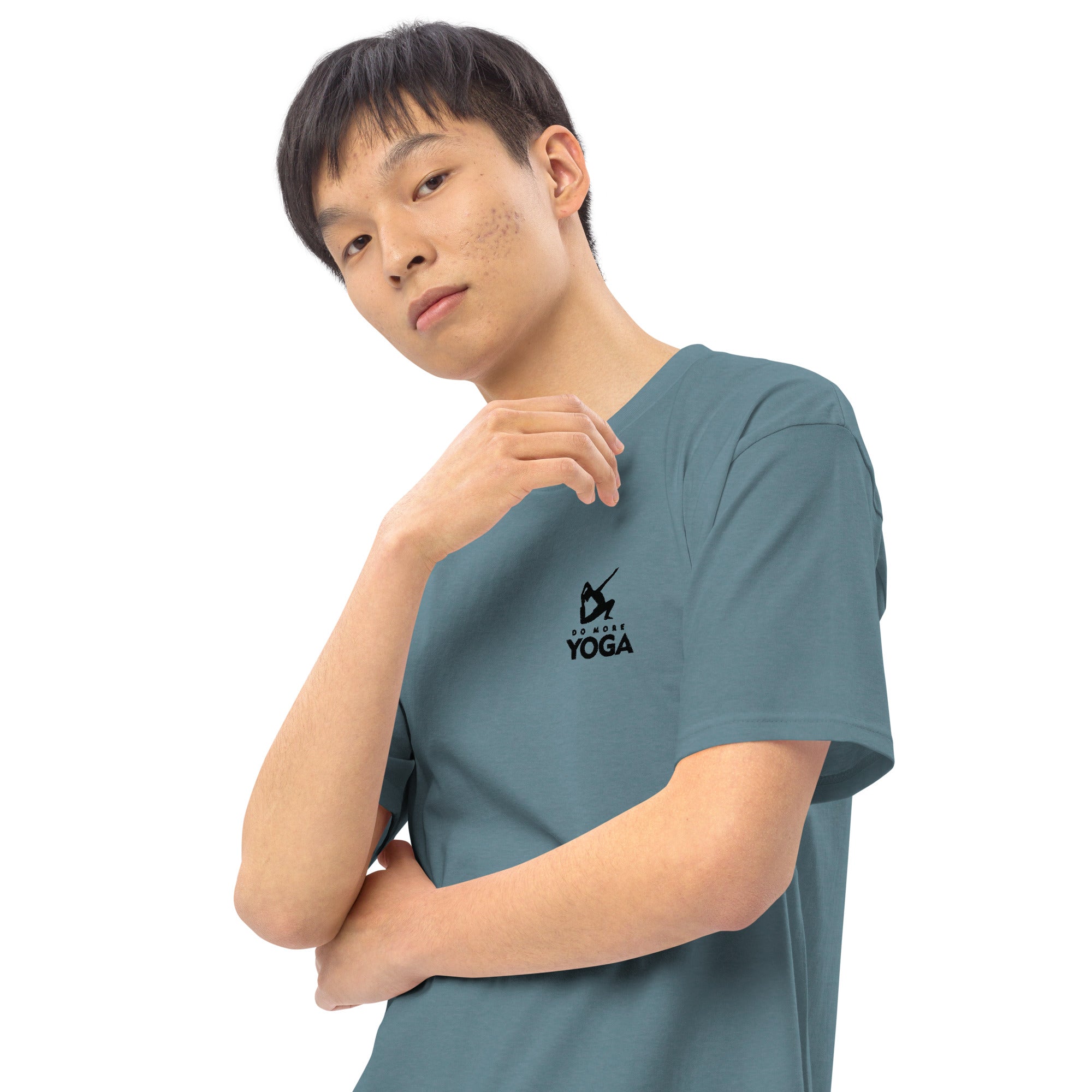 DO MORE YOGA - Men’s premium heavyweight tee
