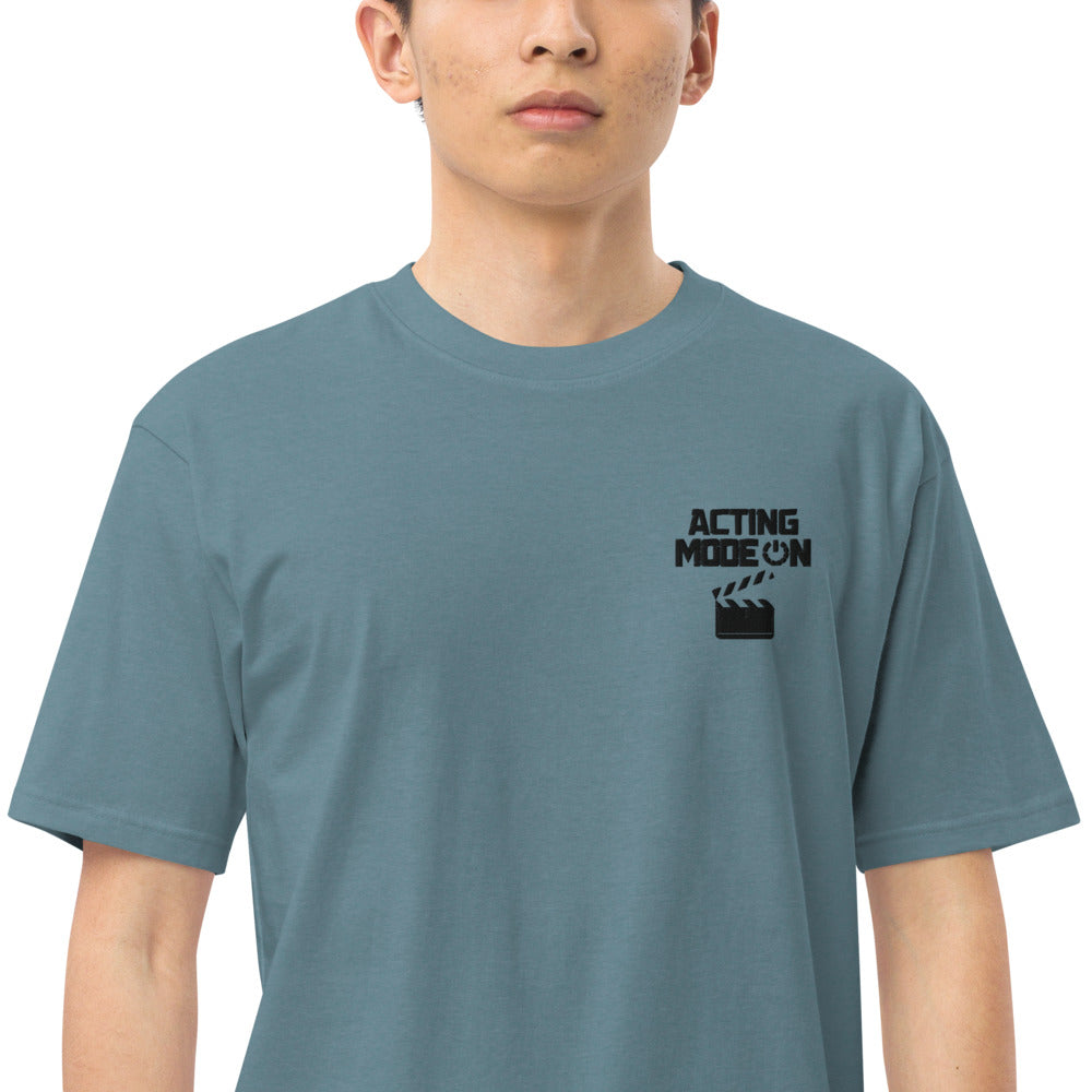 ACTING MODE ON - Menâ€™s premium heavyweight tee