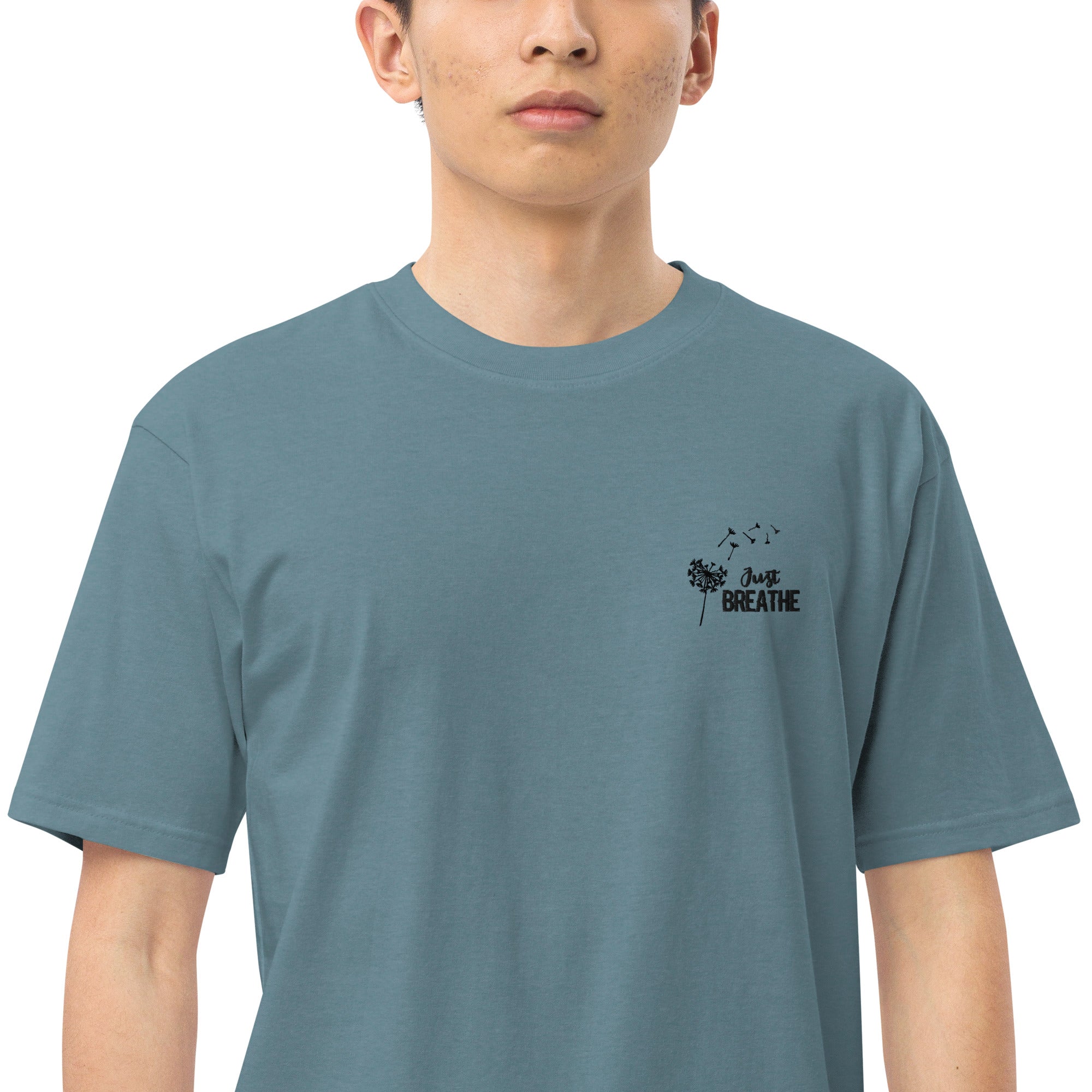 JUST BREATHE - Men’s premium heavyweight tee