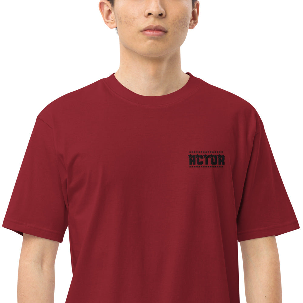 ACTOR - Menâ€™s premium heavyweight tee