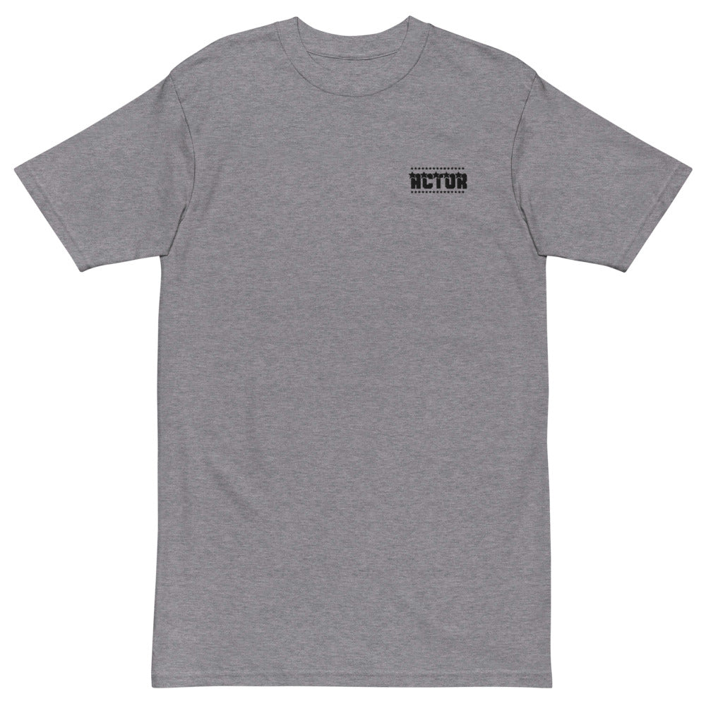 ACTOR - Menâ€™s premium heavyweight tee