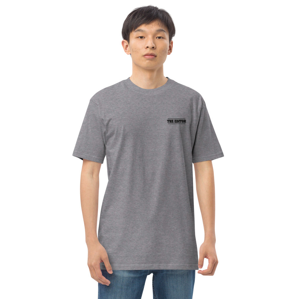 THE EDITOR - Menâ€™s premium heavyweight tee