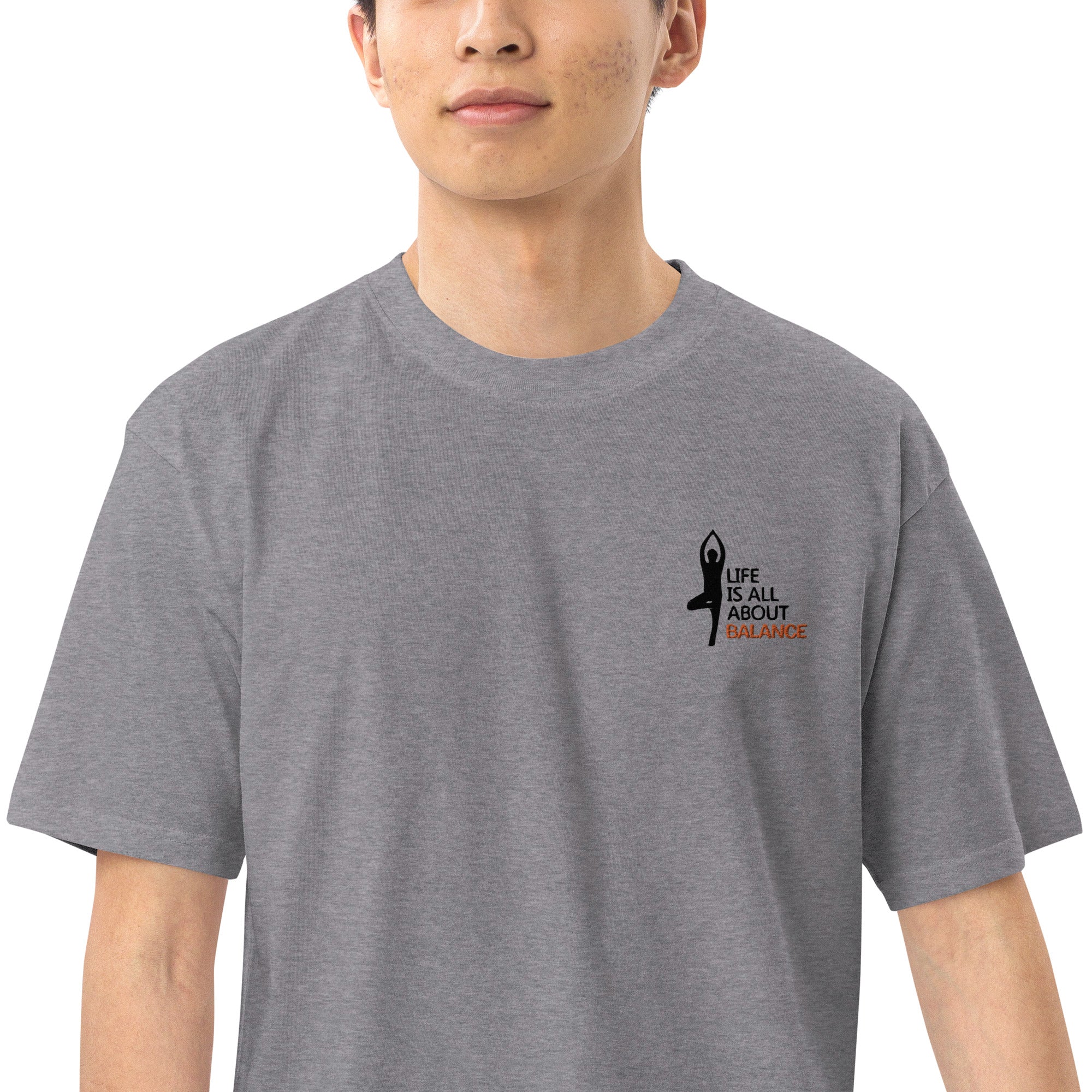LIFE IS ALL ABOUT BALANCE - Men’s premium heavyweight tee