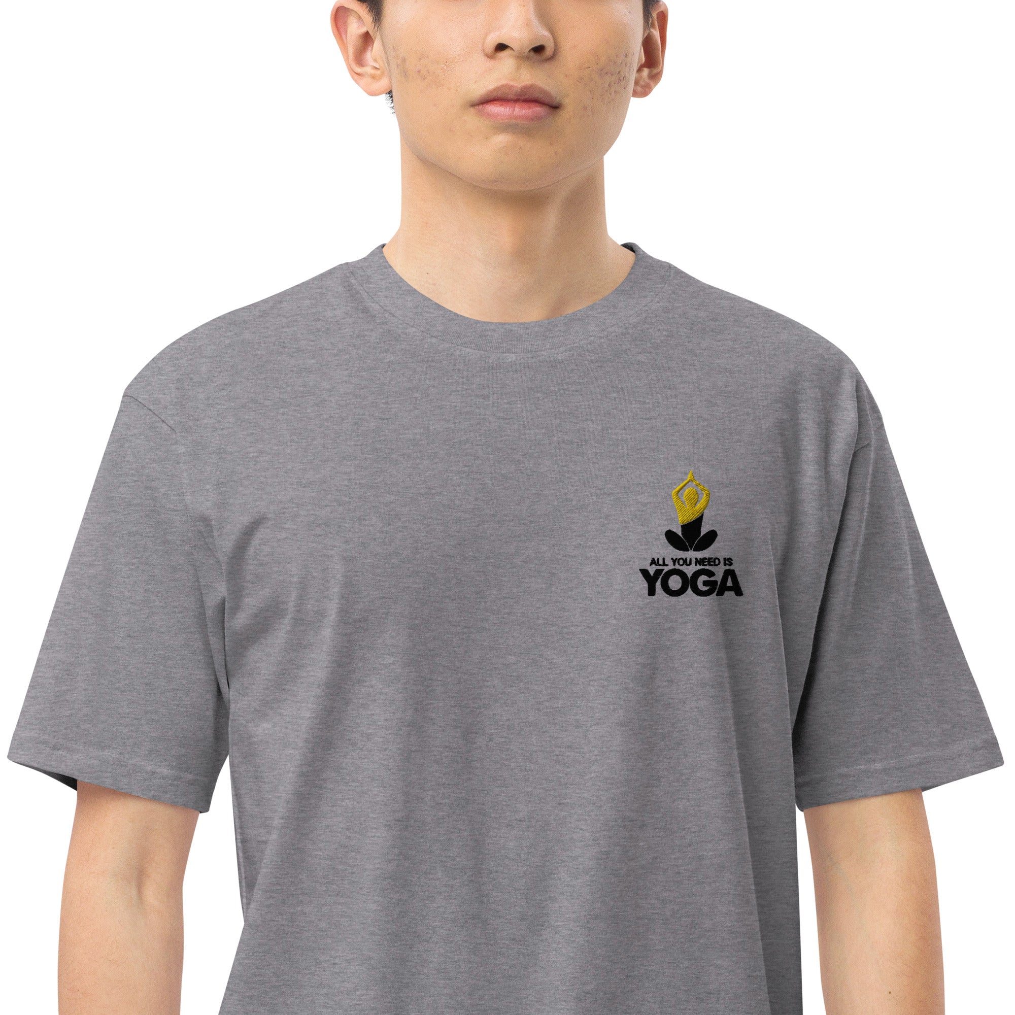 ALL YOU NEED IS YOGA - Men’s premium heavyweight tee