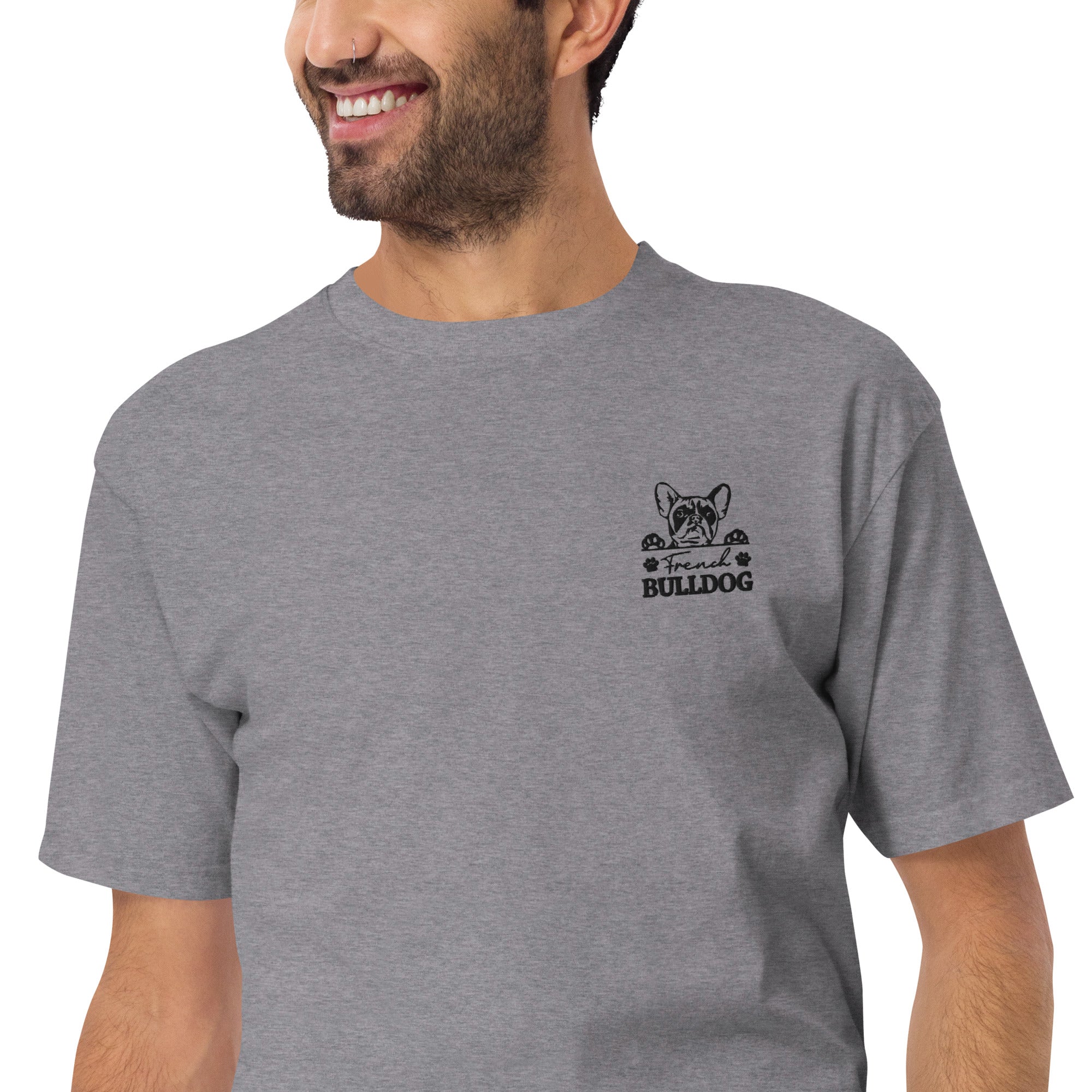 FRENCH BULLDOG - Men’s premium heavyweight tee