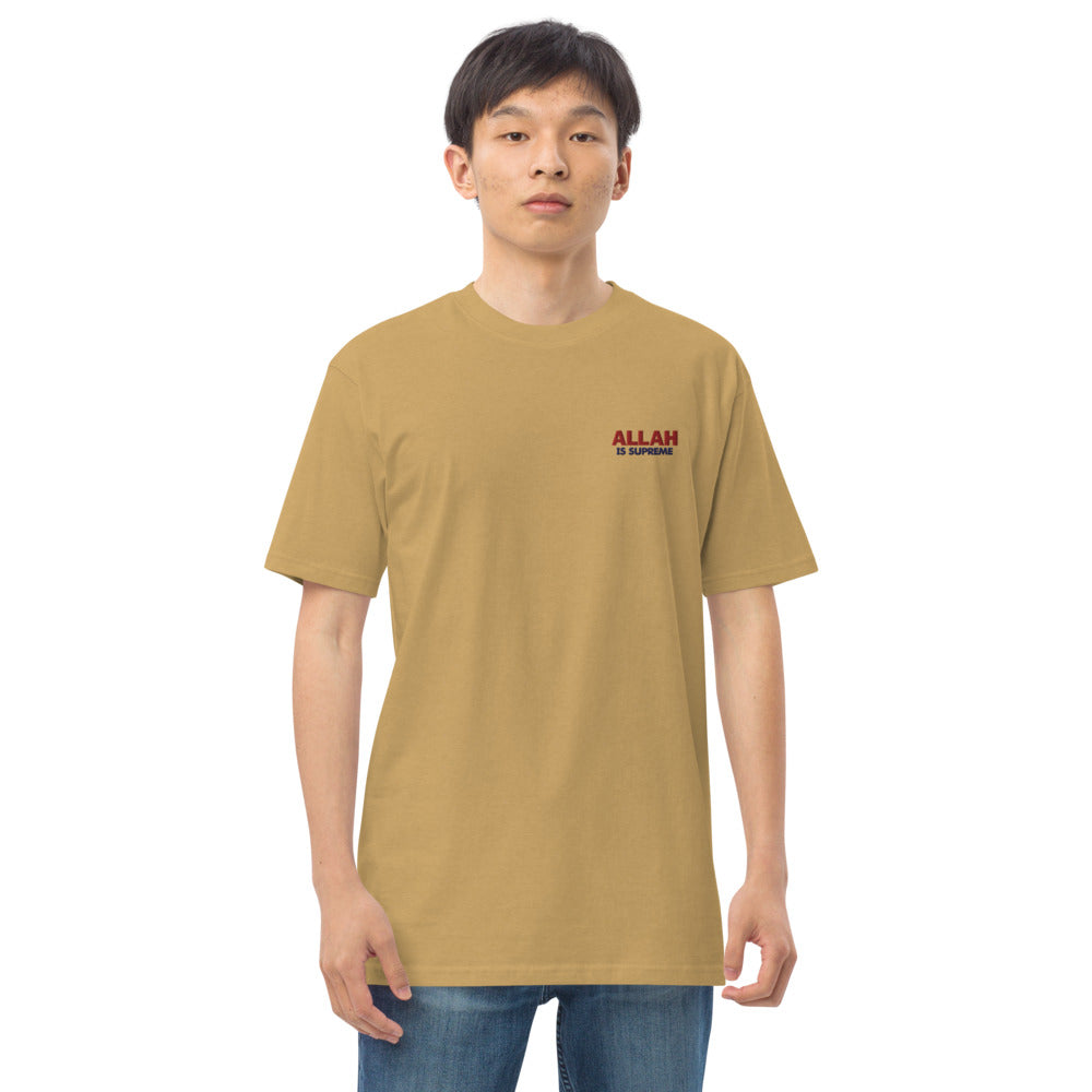 ALLAH IS SUPREME - Men’s premium heavyweight tee