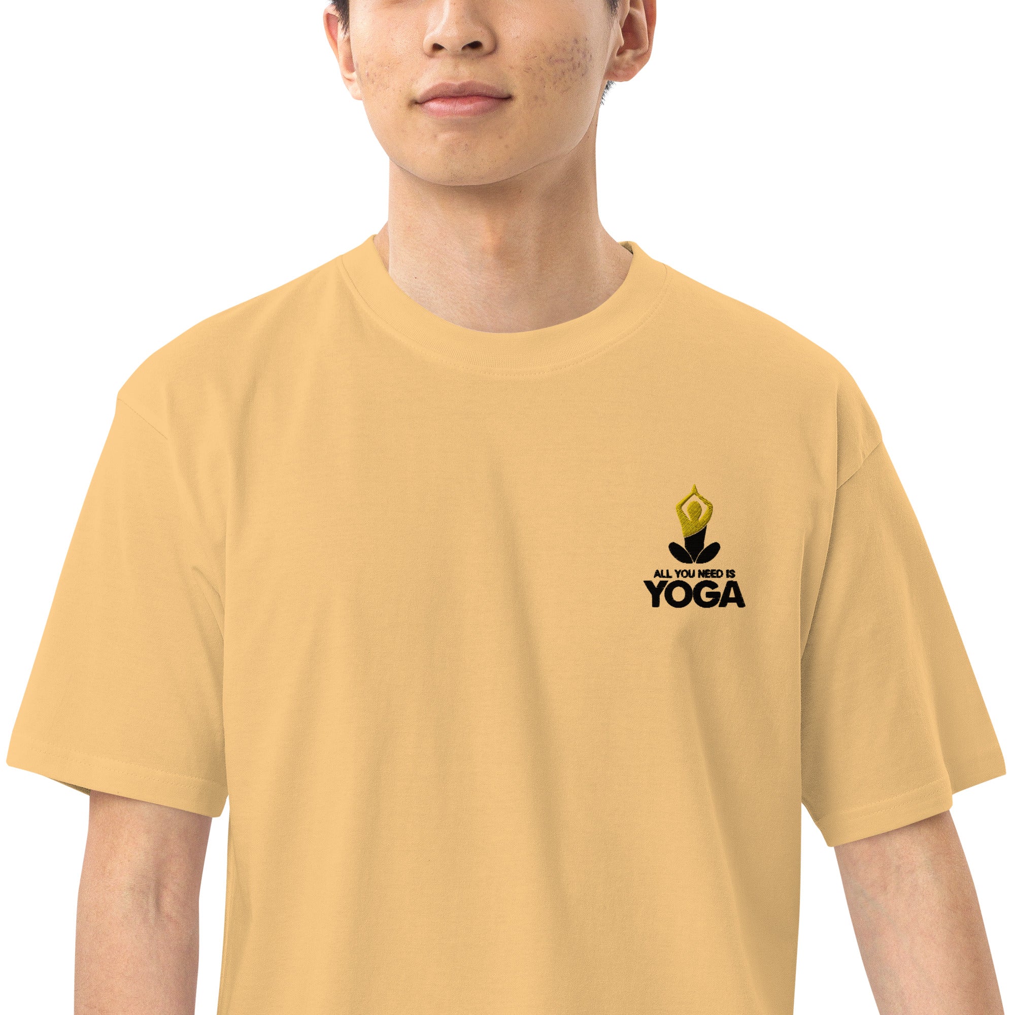 ALL YOU NEED IS YOGA - Men’s premium heavyweight tee