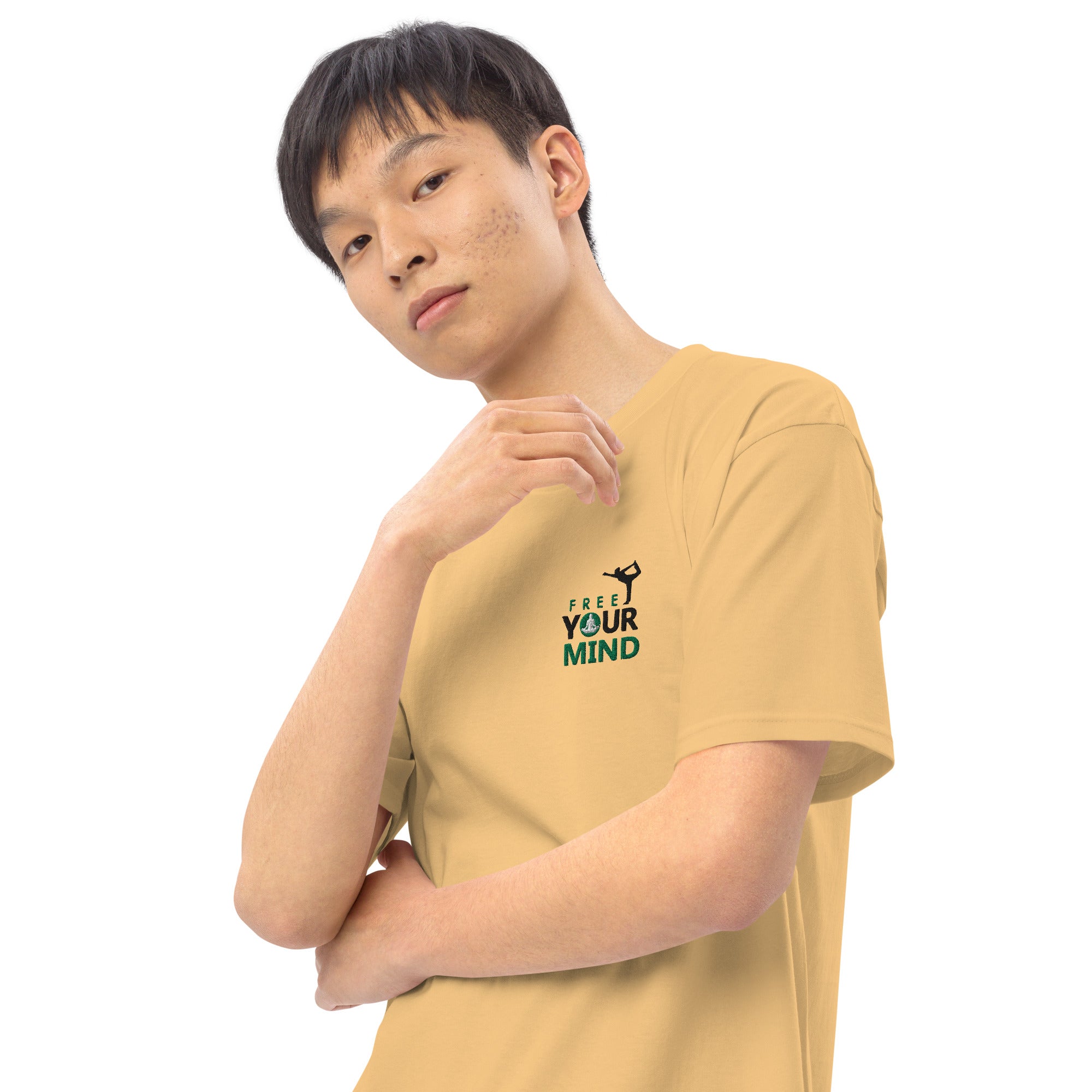 FREE YOUR MIND - Men’s premium heavyweight tee