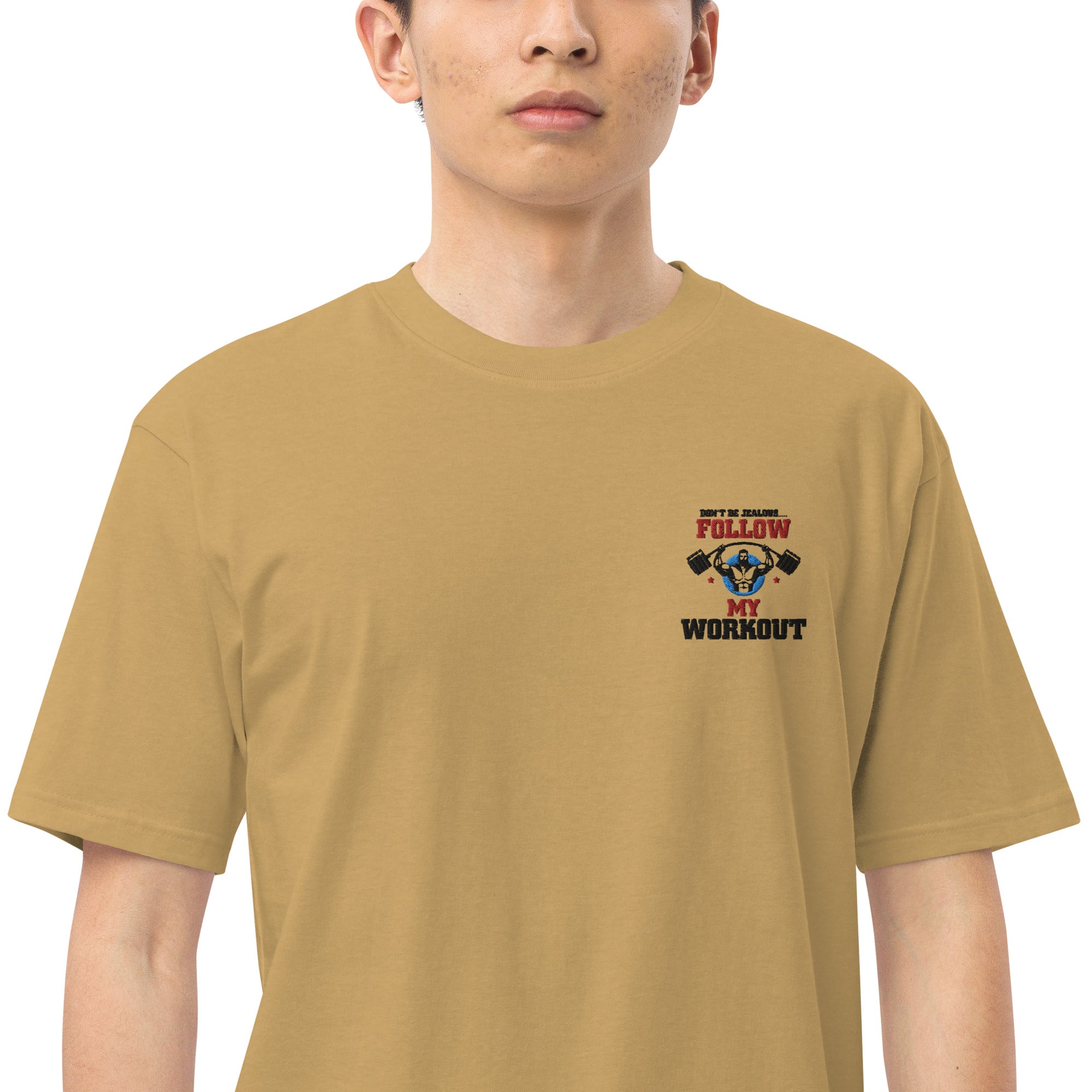 DON'T BE JEALOUS - Men’s premium heavyweight tee