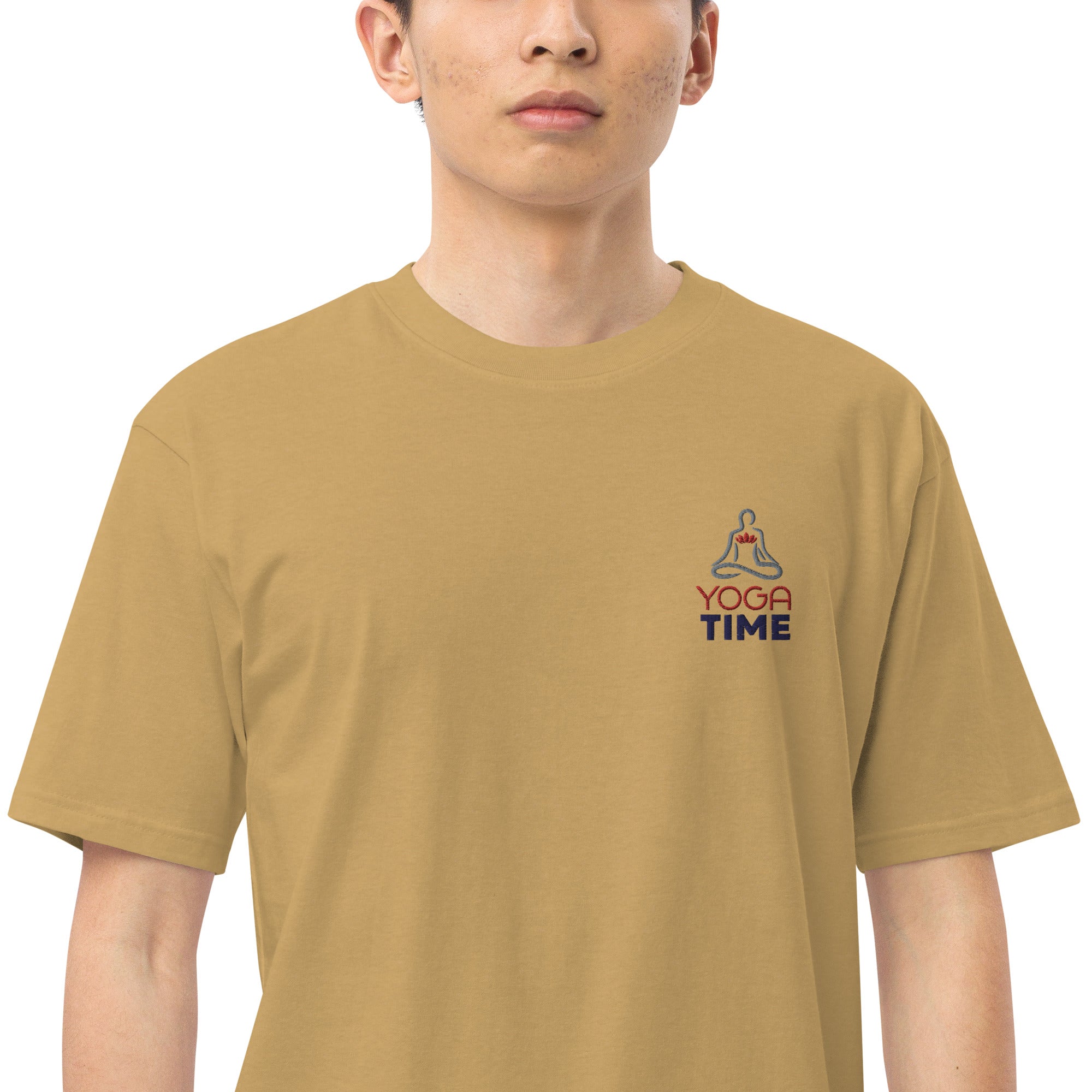 YOGA TIME - Men’s premium heavyweight tee