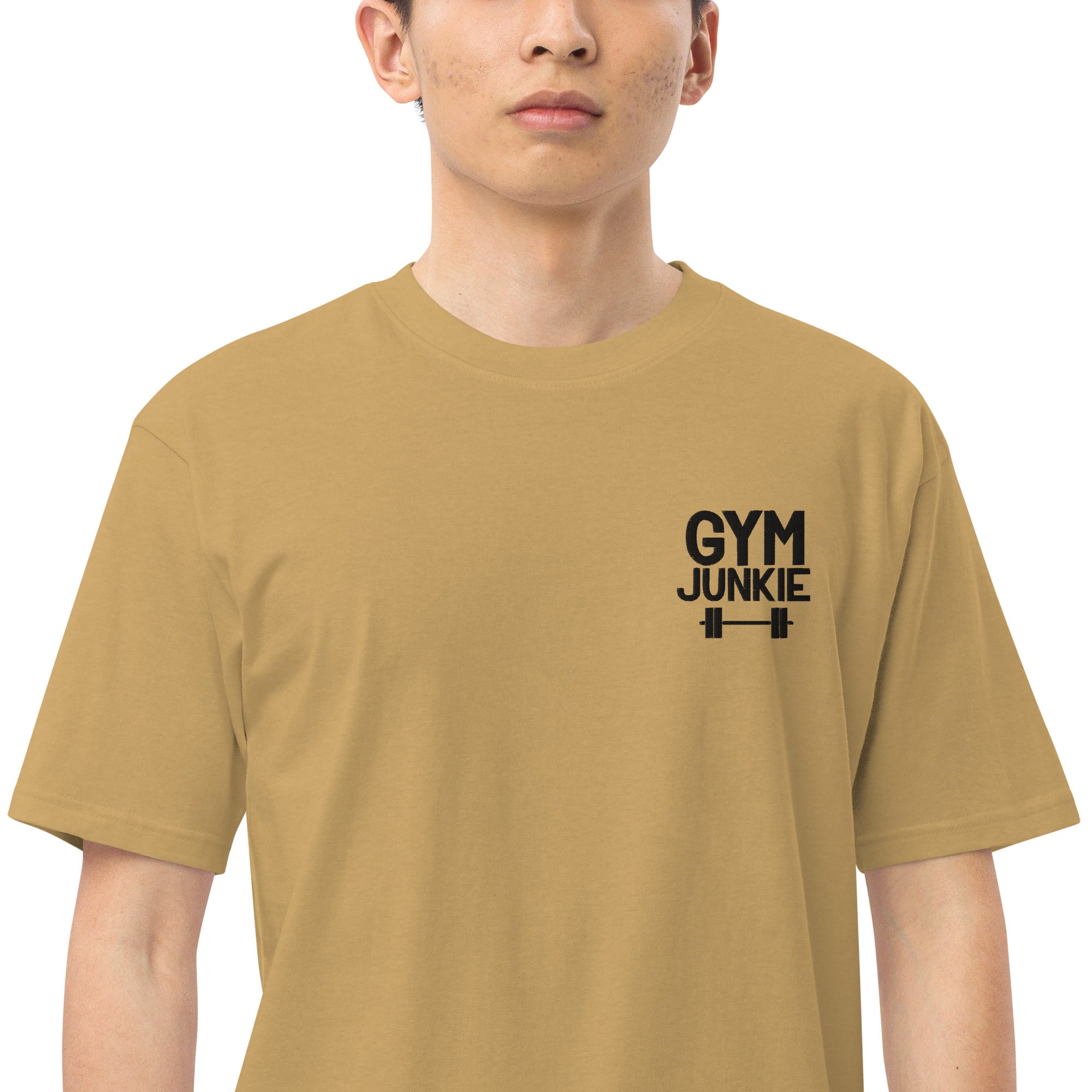 GYM JUNKIE - Men’s premium heavyweight tee
