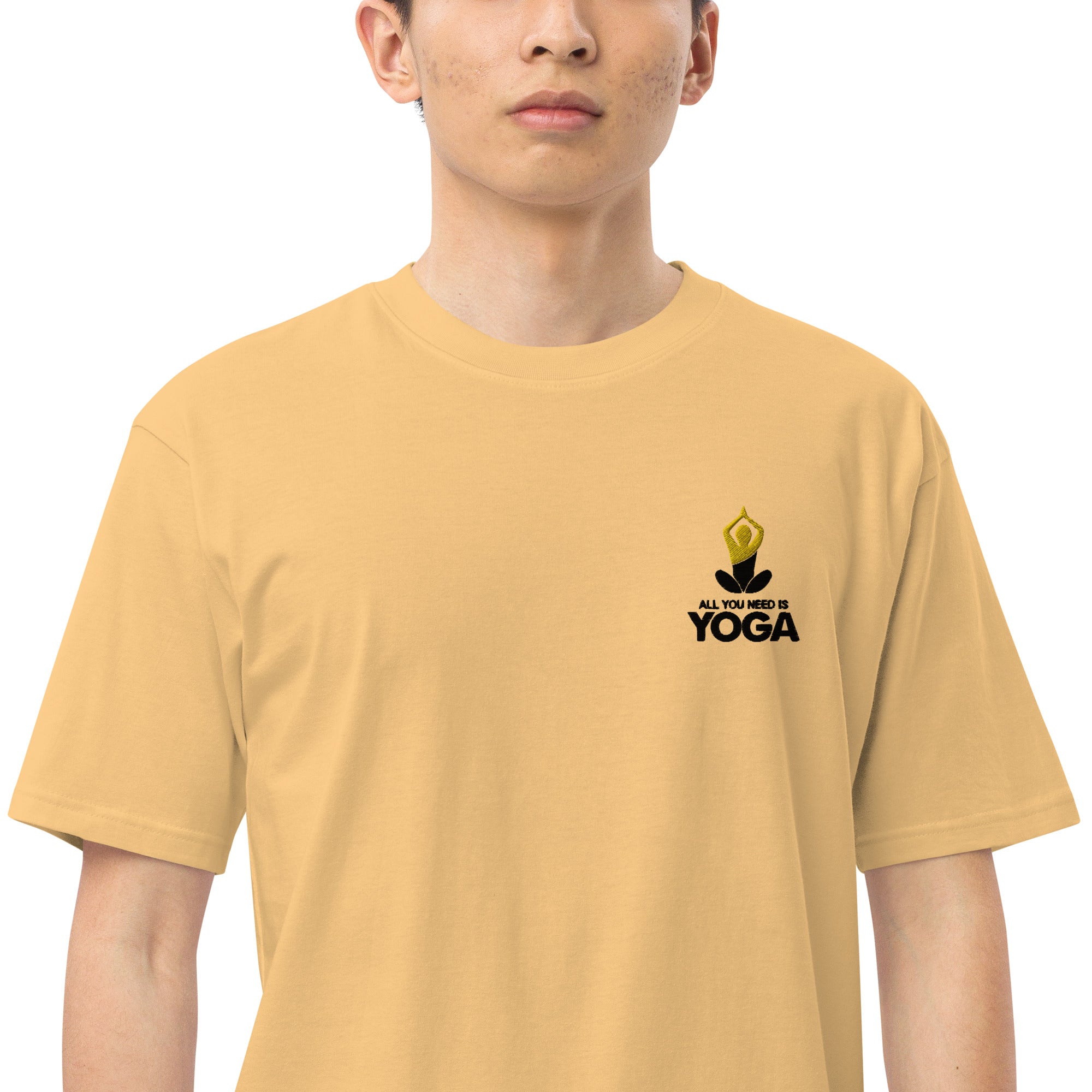 ALL YOU NEED IS YOGA - Men’s premium heavyweight tee