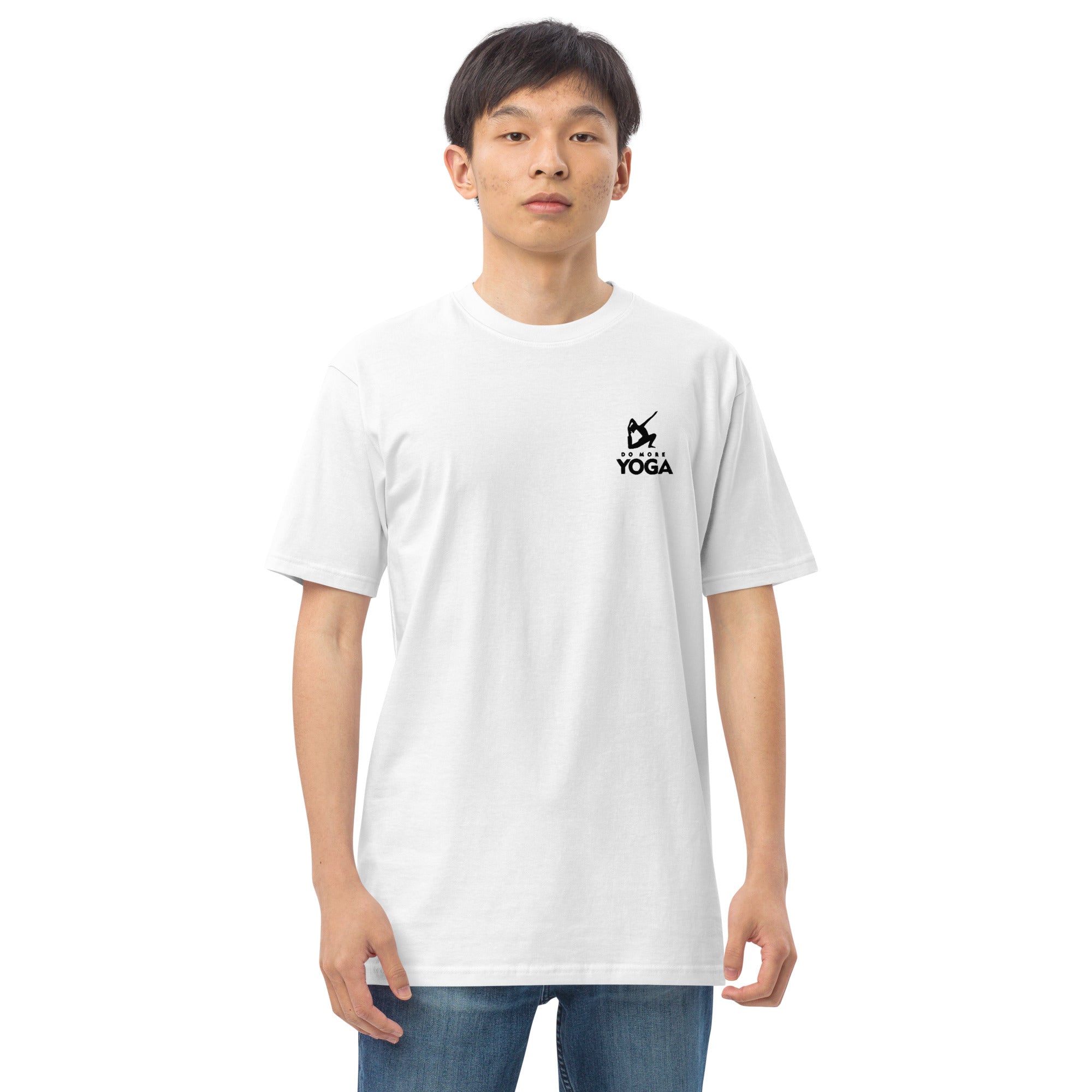 DO MORE YOGA - Men’s premium heavyweight tee