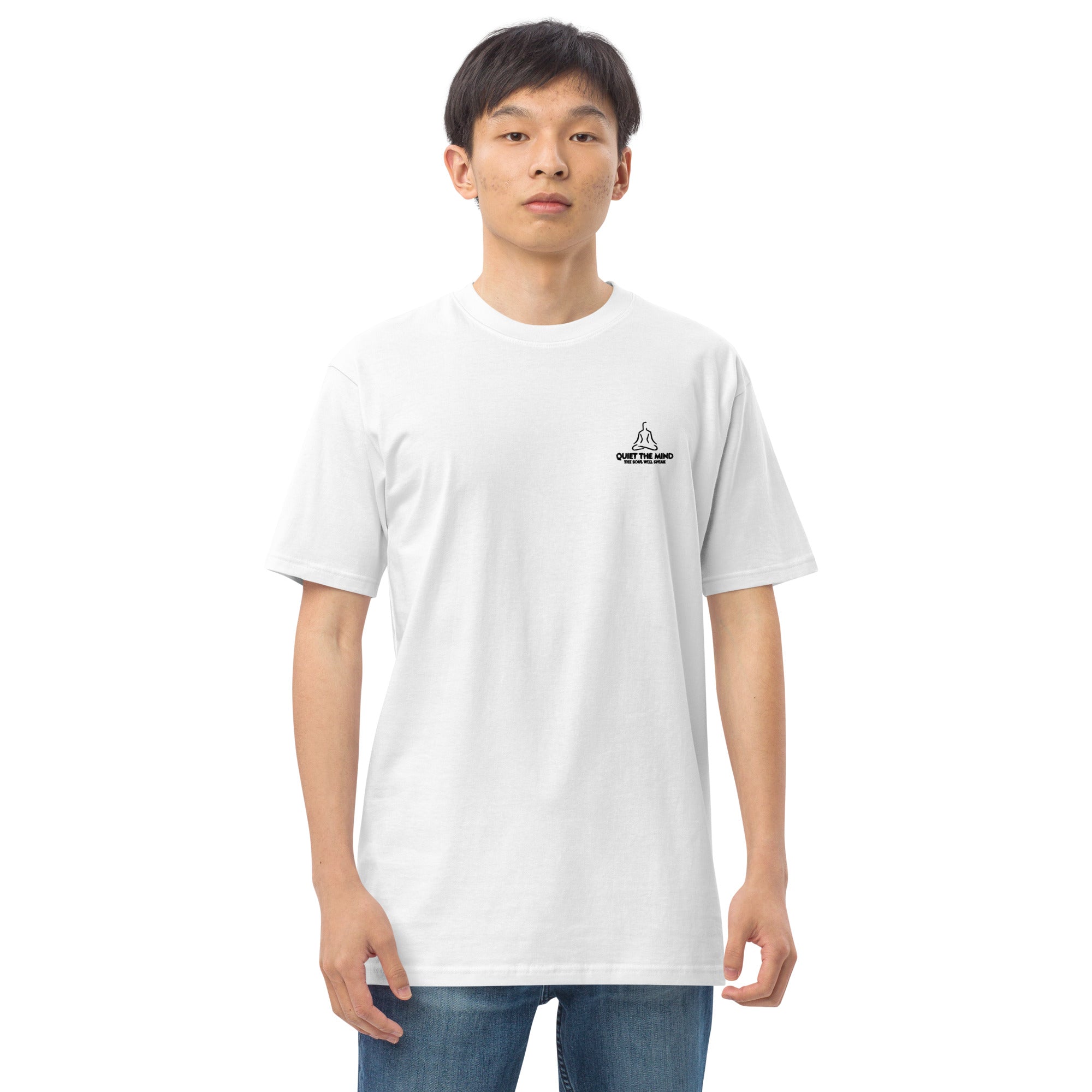 QUIET THE MIND - Men’s premium heavyweight tee