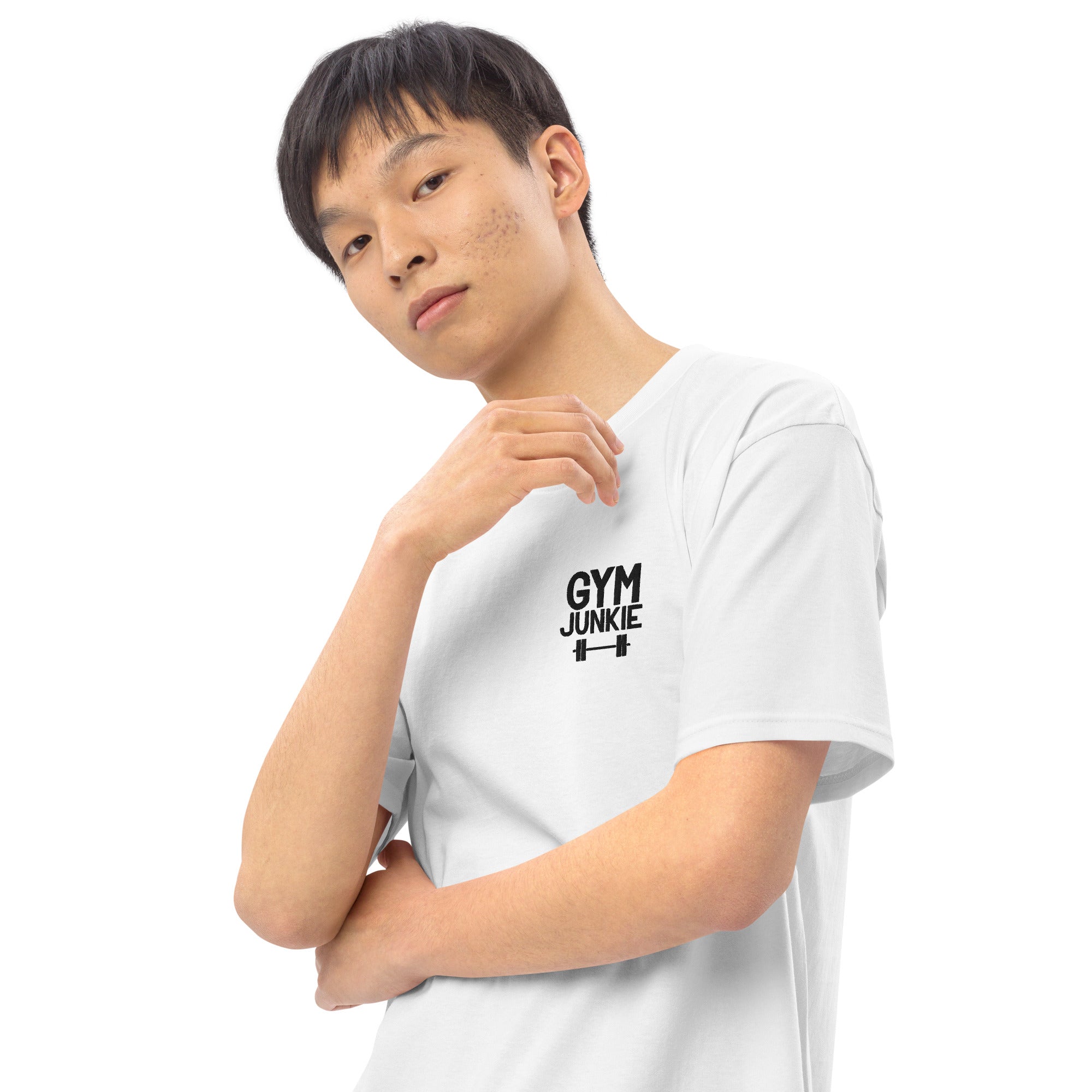 GYM JUNKIE - Men’s premium heavyweight tee