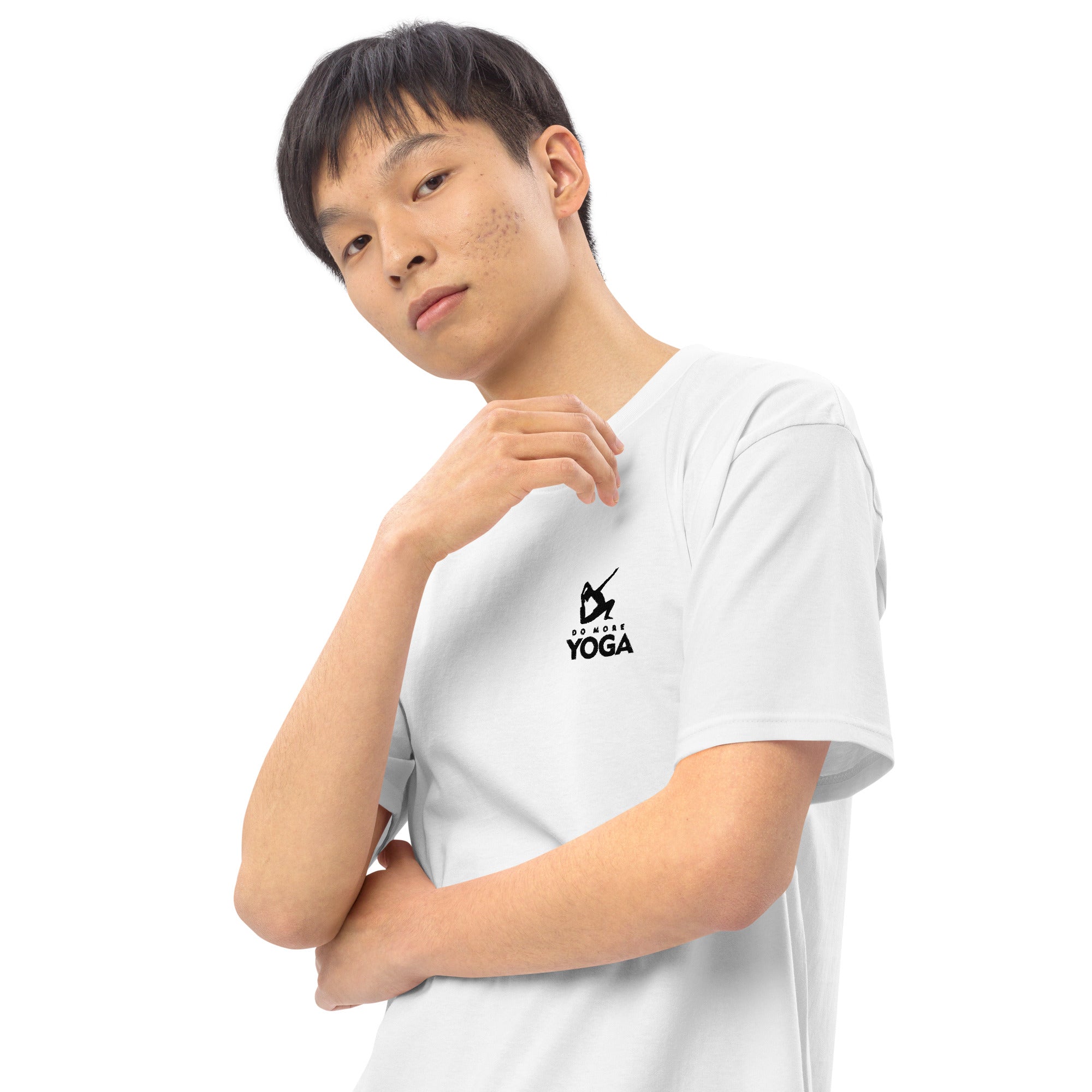 DO MORE YOGA - Men’s premium heavyweight tee