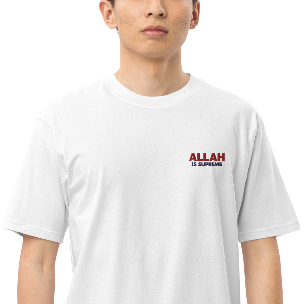 ALLAH IS SUPREME - Men’s premium heavyweight tee