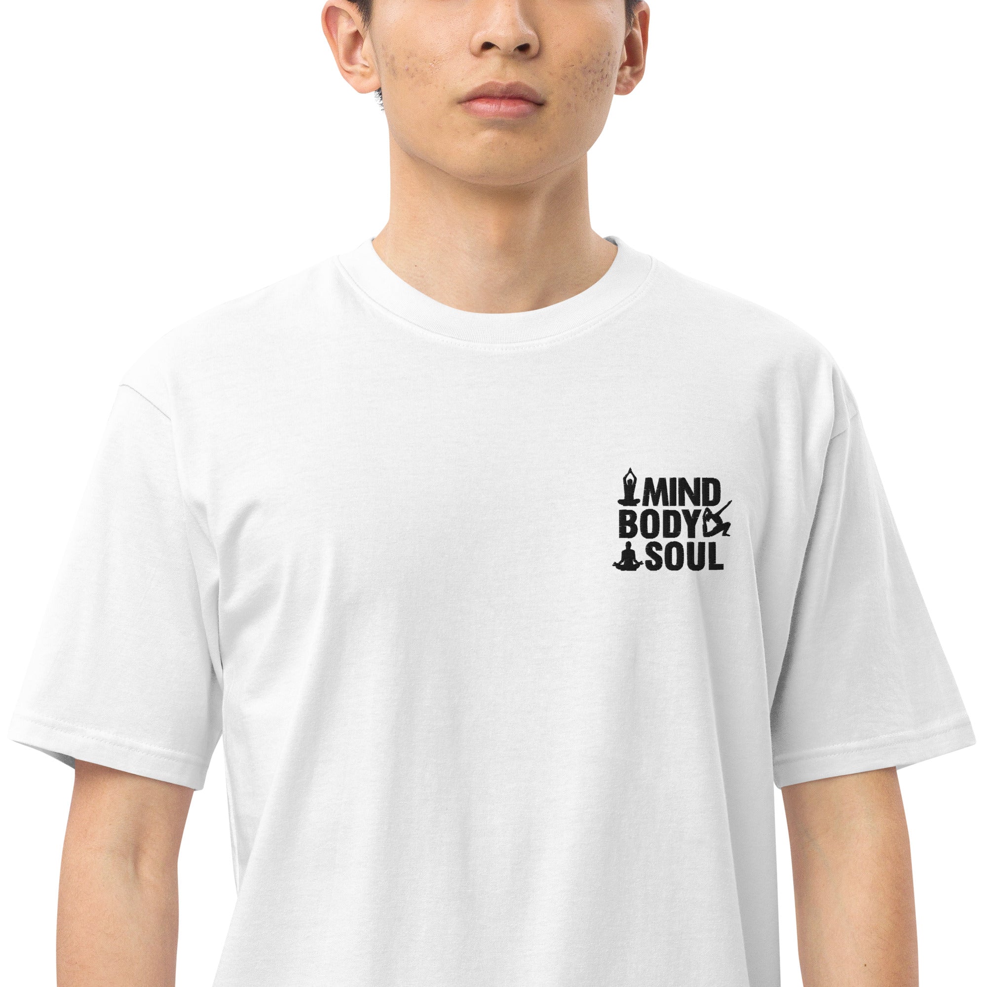 MIND BODY SOUL - Men’s premium heavyweight tee