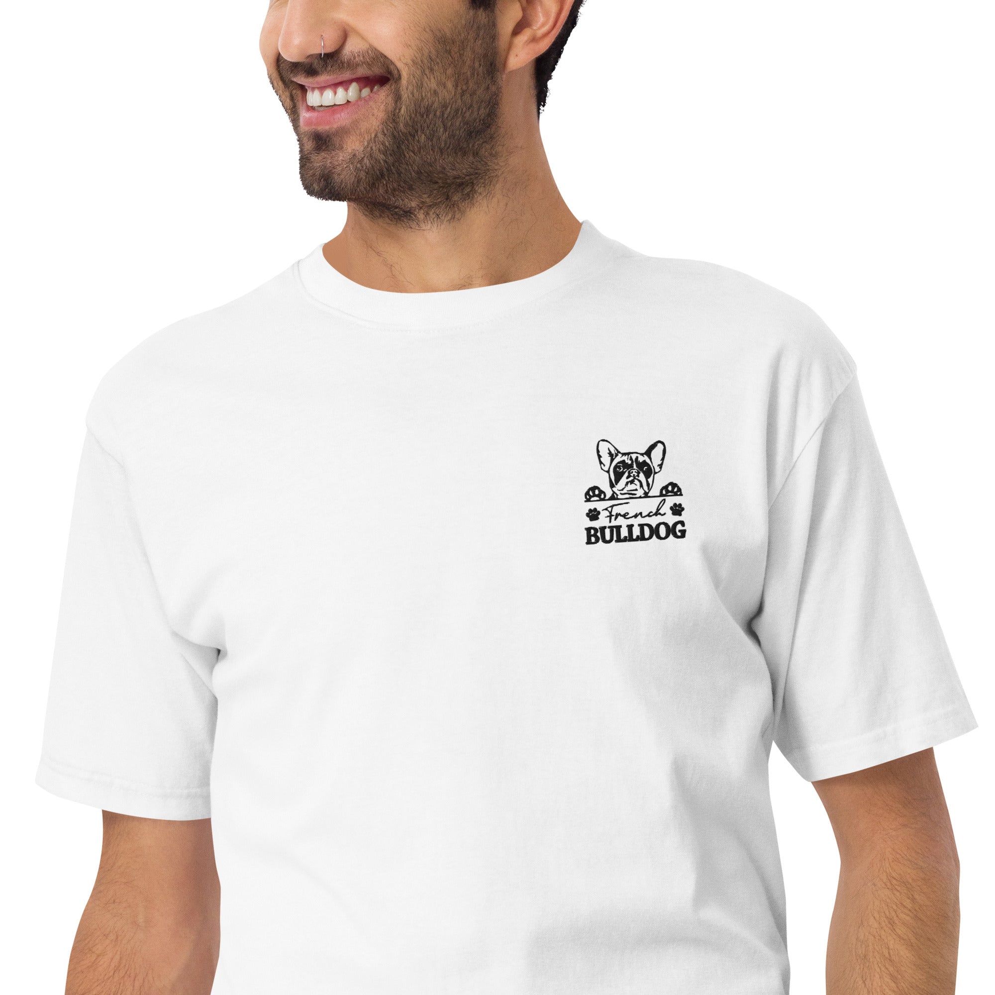 FRENCH BULLDOG - Men’s premium heavyweight tee