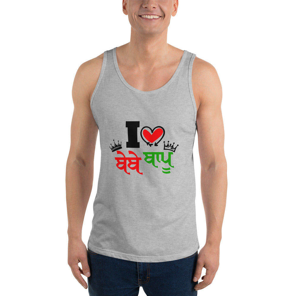 I LOVE BEBE BAPU - Unisex Tank Top