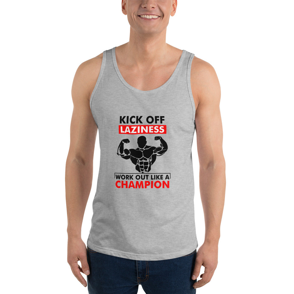 KICK OFF LAZINESS - Unisex Tank Top